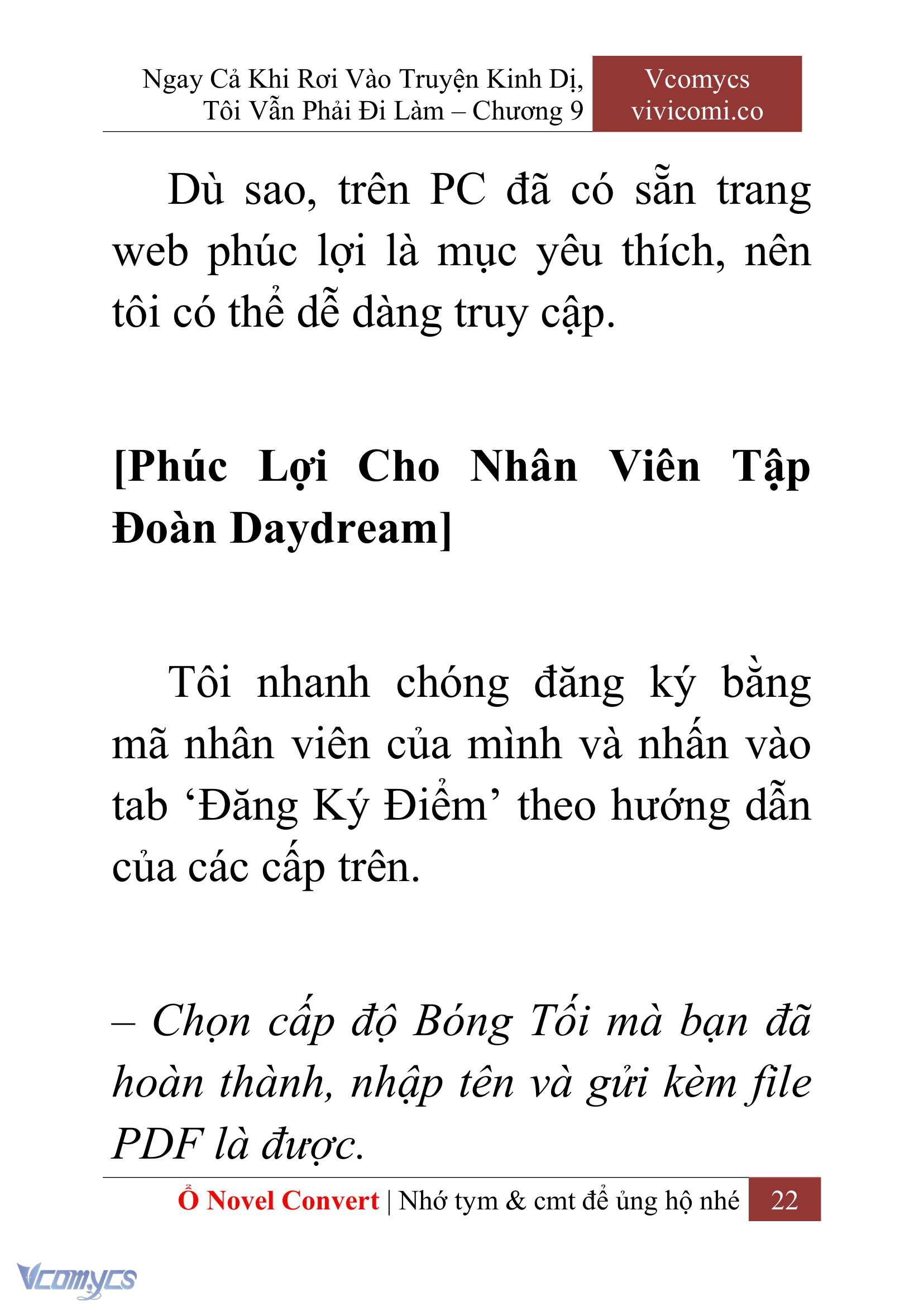 [Novel] Ngay Cả Khi Rơi Vào Truyện Kinh Dị, Tôi Vẫn Phải Đi Làm Chap 9 - Trang 2
