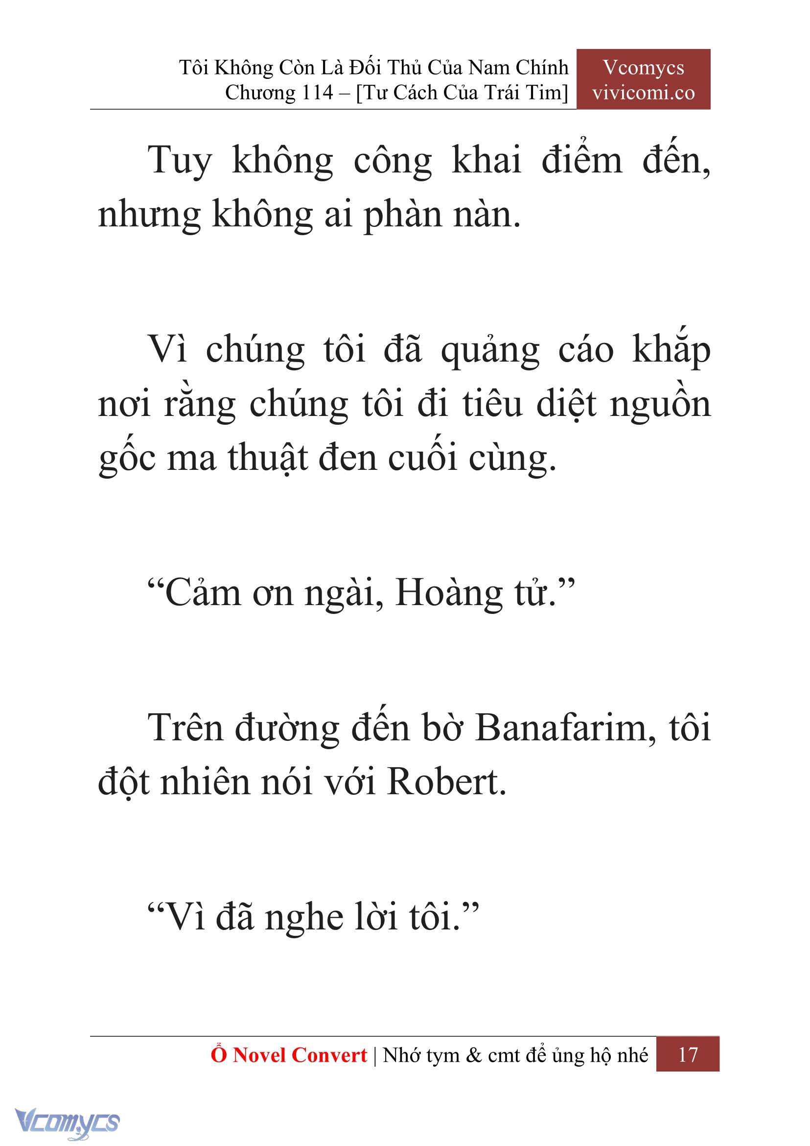 [Novel] Tôi Không Còn Là Đối Thủ Của Nam Chính Chap 114 - Trang 2