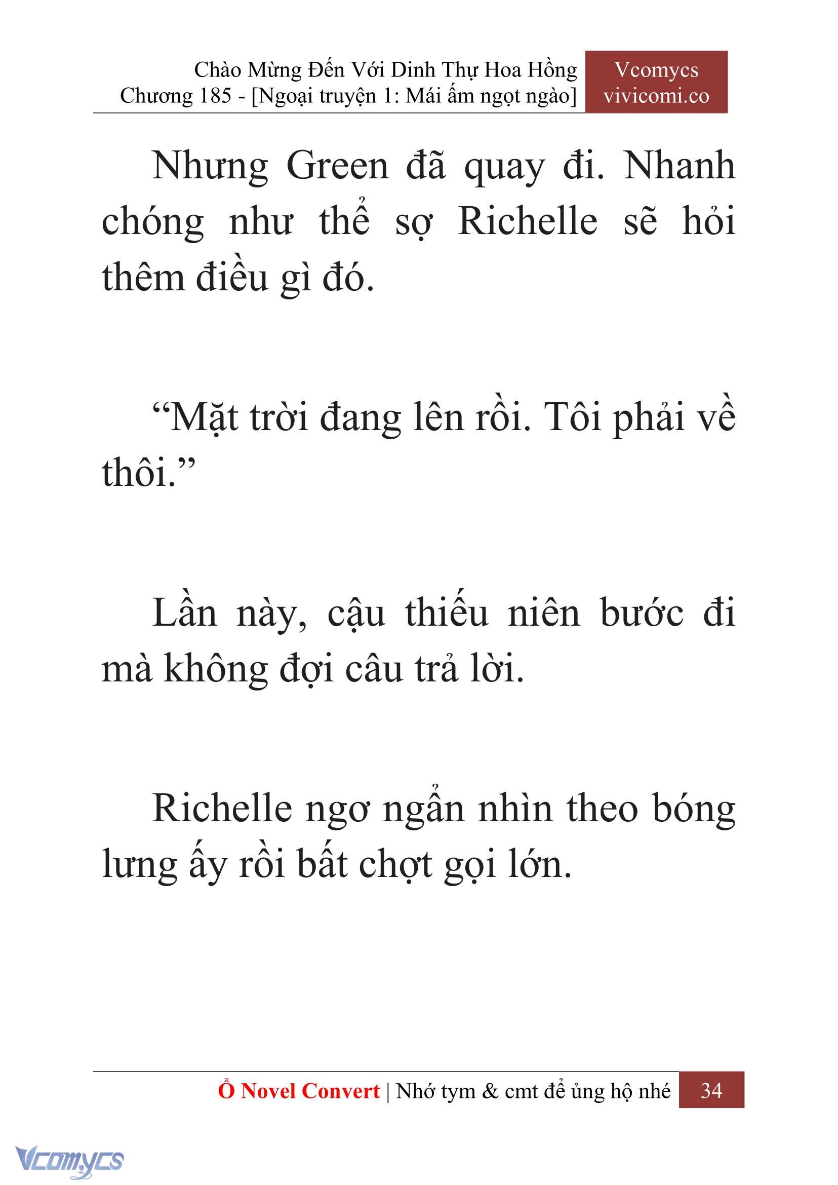 [Novel] Chào Mừng Đến Với Dinh Thự Hoa Hồng Chap 185 - Trang 2