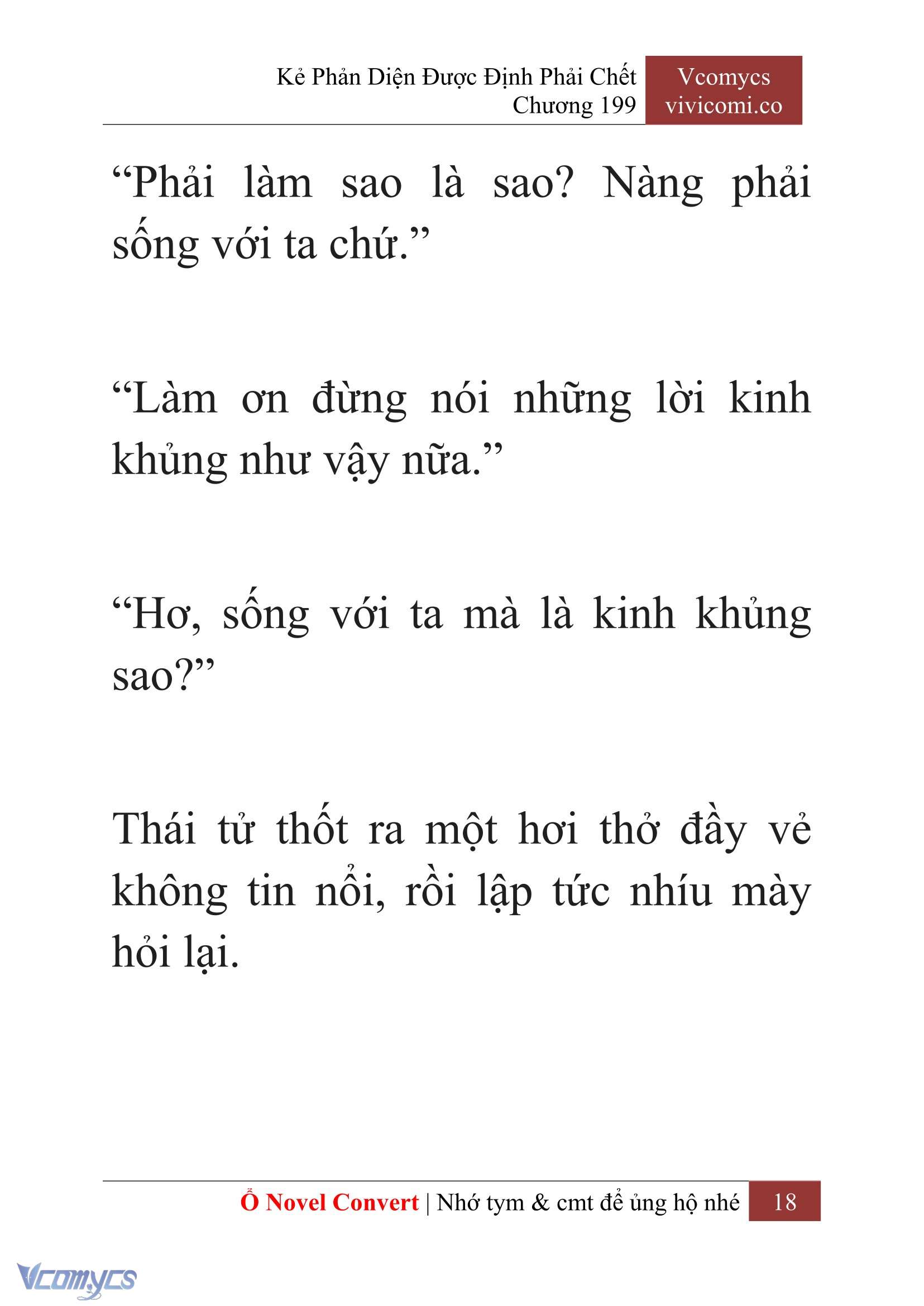 [Novel] Kẻ Phản Diện Được Định Phải Chết Chap 199 - Next Chap 200