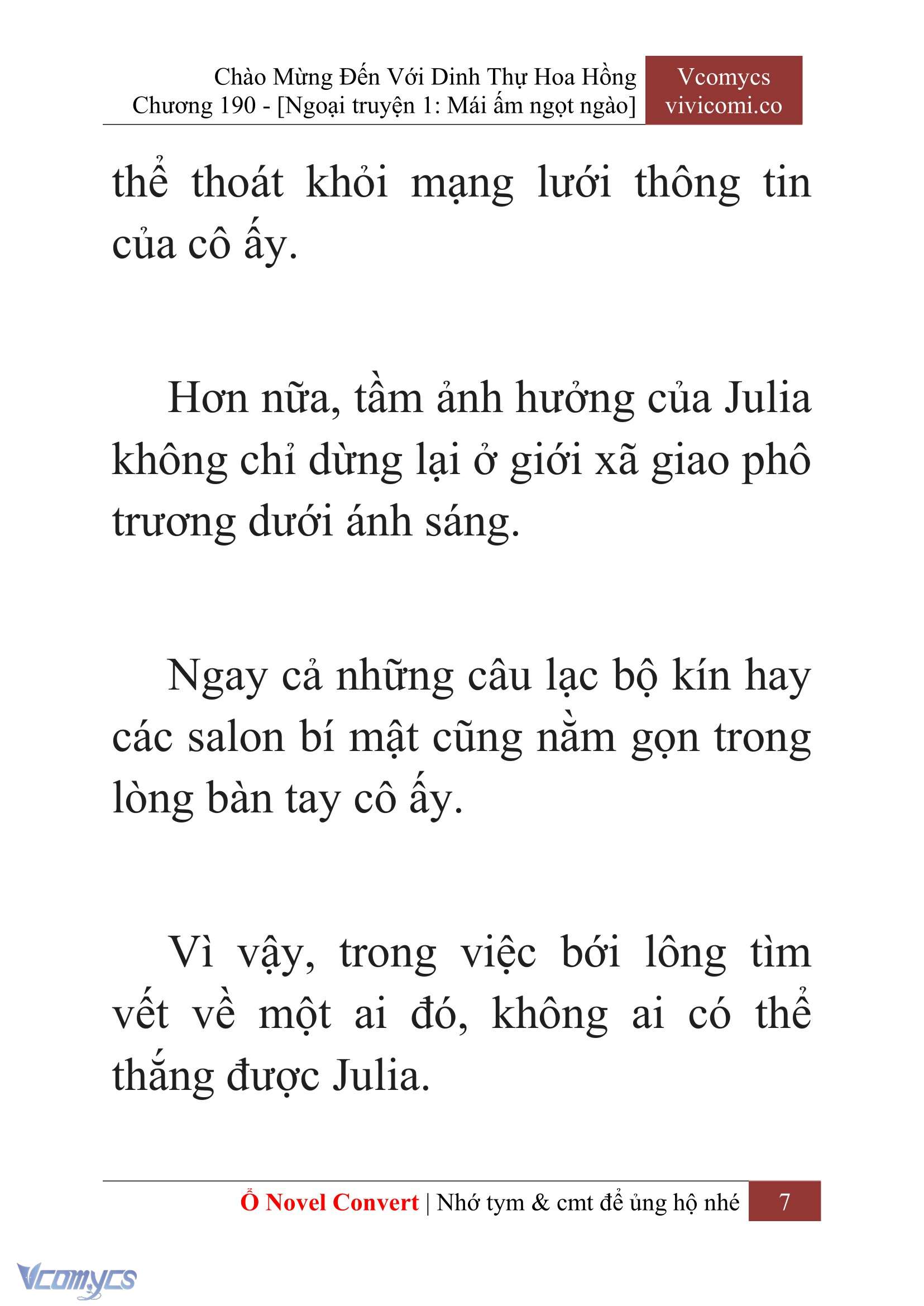 [Novel] Chào Mừng Đến Với Dinh Thự Hoa Hồng Chap 190 - Trang 2