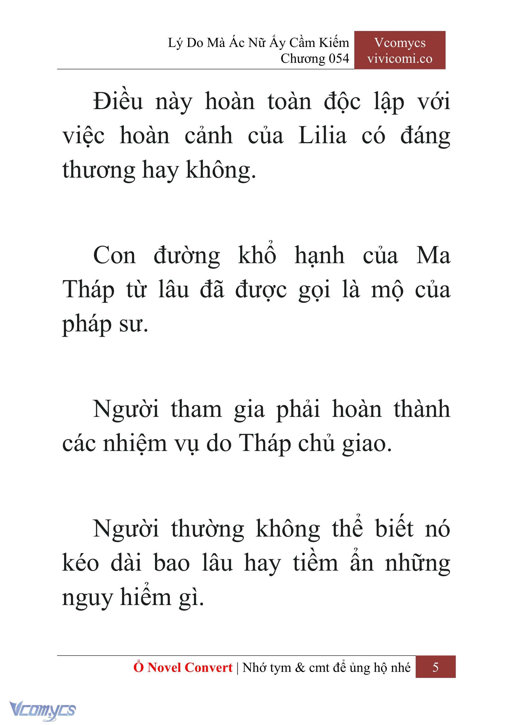 [Novel] Lý Do Mà Ác Nữ Ấy Cầm Kiếm Chap 54 - Trang 2