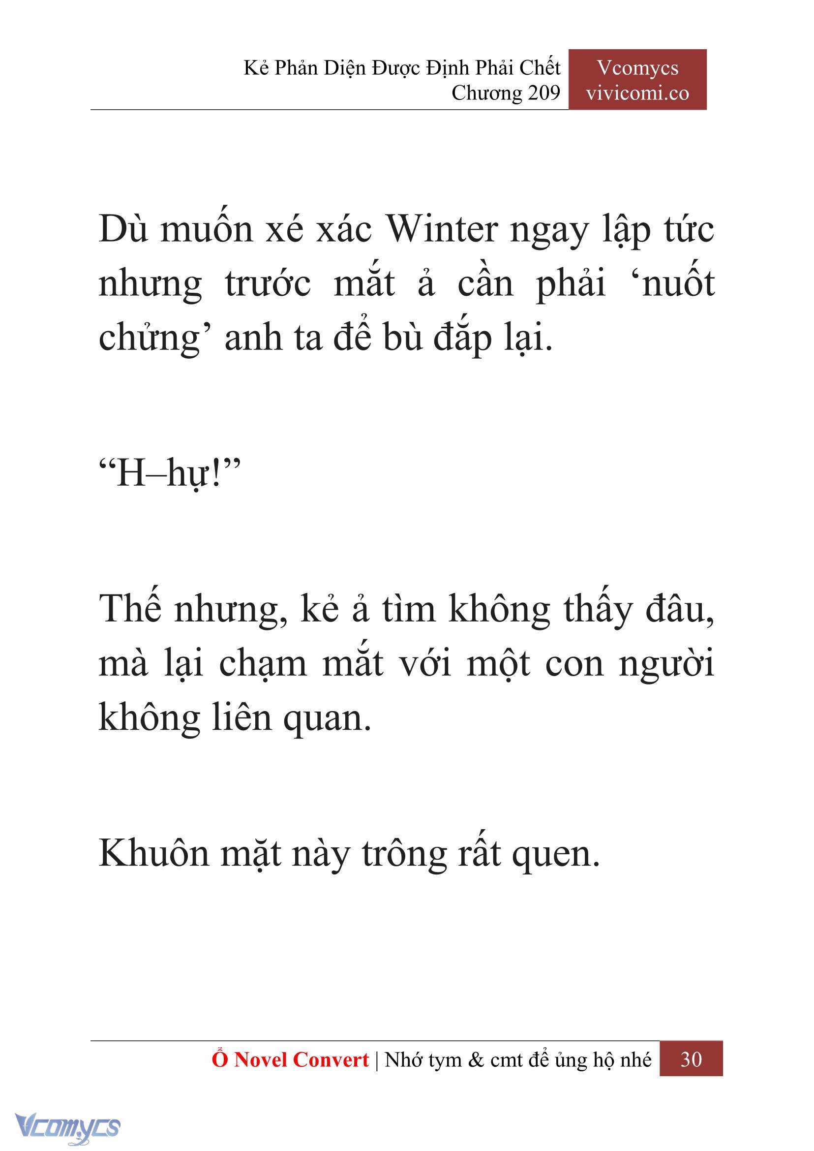 [Novel] Kẻ Phản Diện Được Định Phải Chết Chap 209 - Trang 2