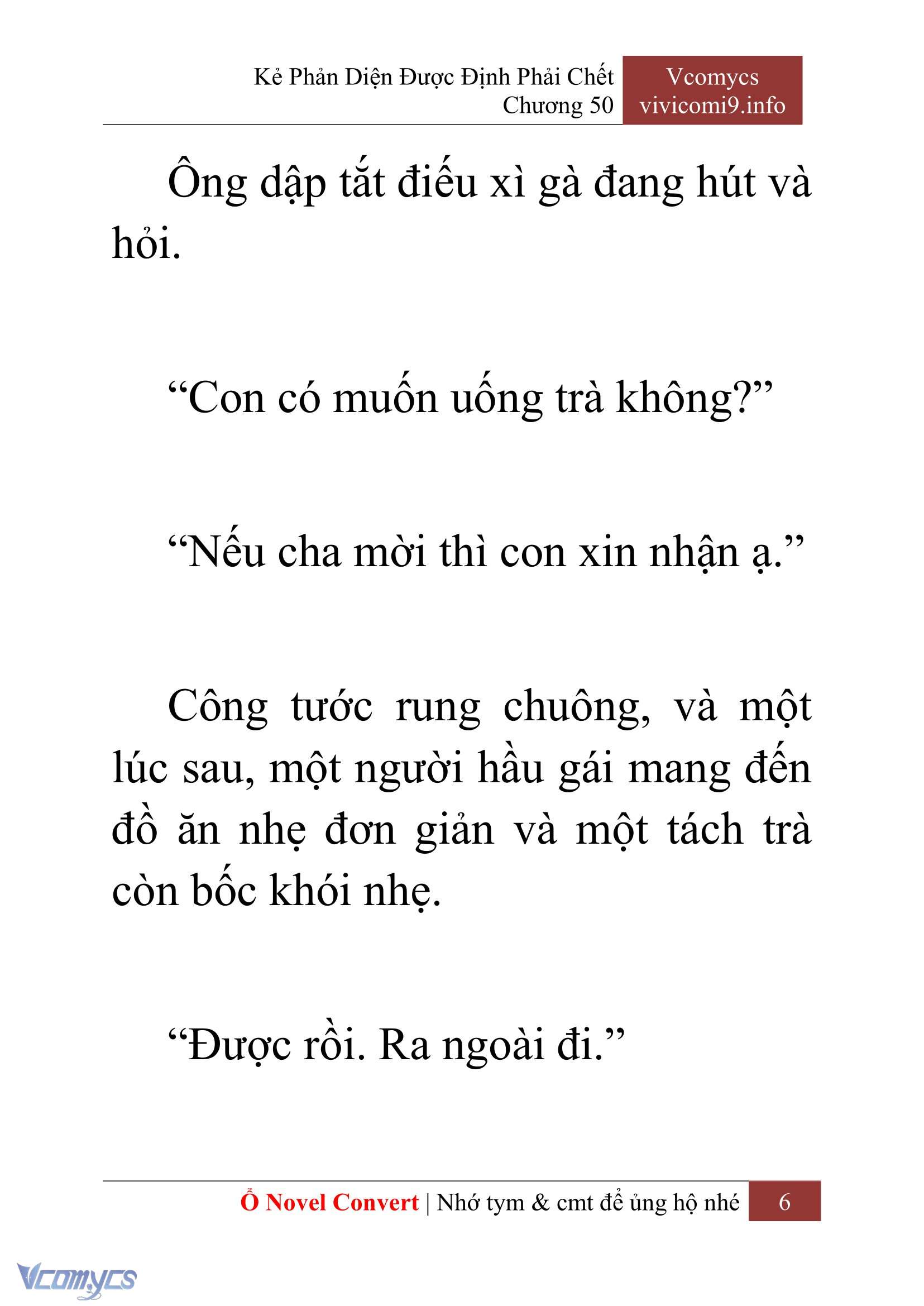 [Novel] Kẻ Phản Diện Được Định Phải Chết Chap 50 - Next Chap 51