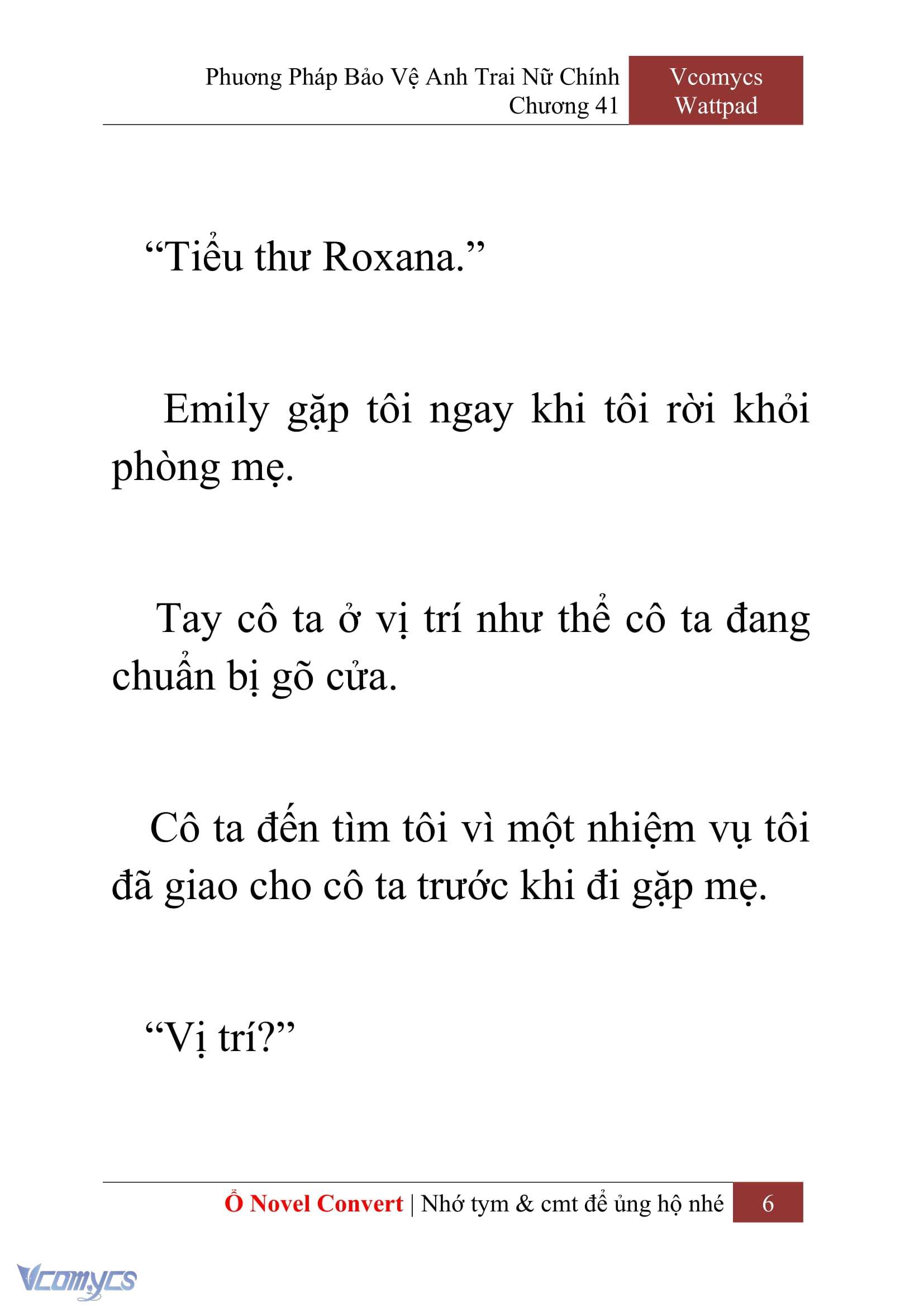 [Novel] Phương Pháp Bảo Vệ Anh Trai Nữ Chính Chap 41 - Trang 2