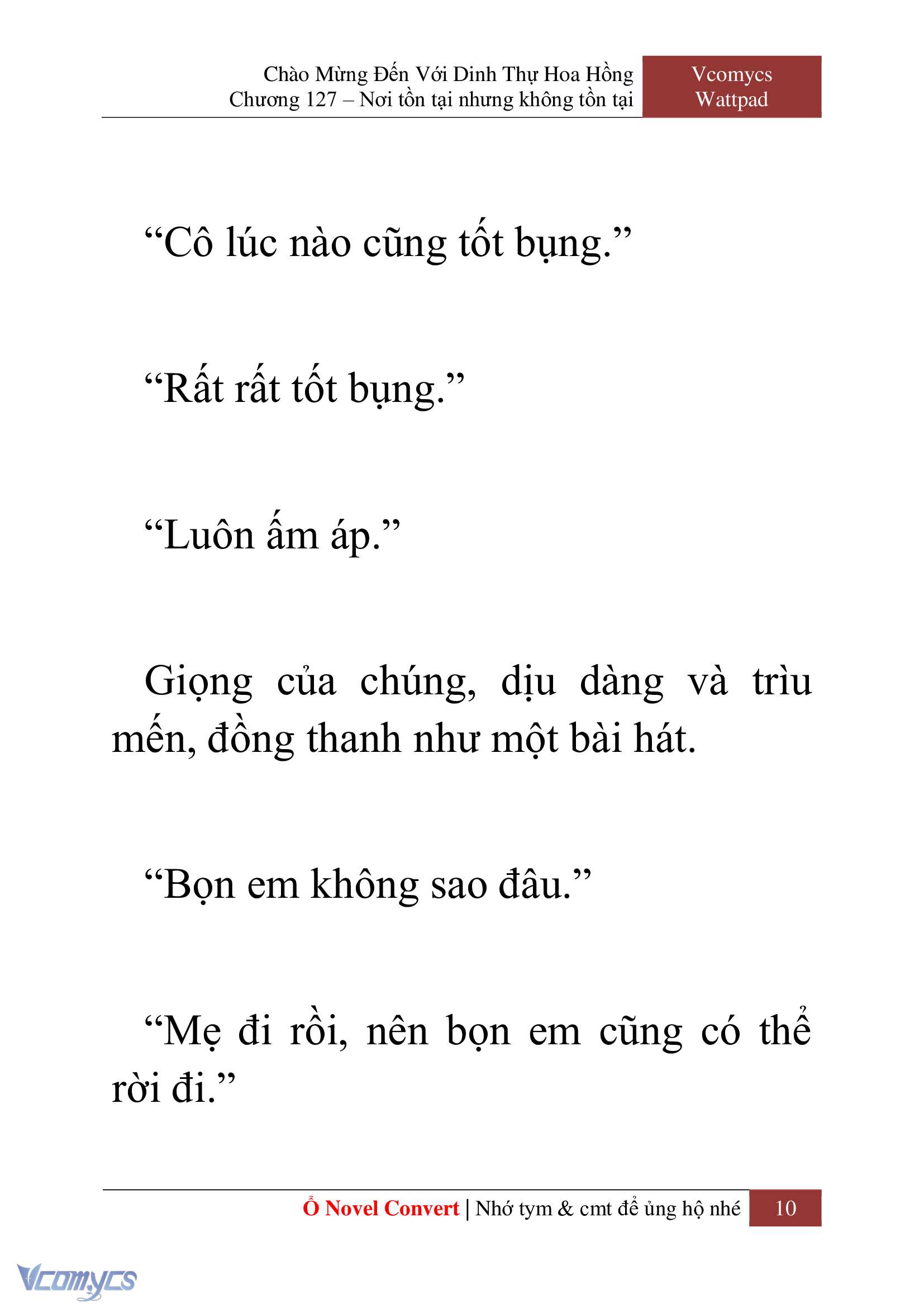 [Novel] Chào Mừng Đến Với Dinh Thự Hoa Hồng Chap 127 - Trang 2