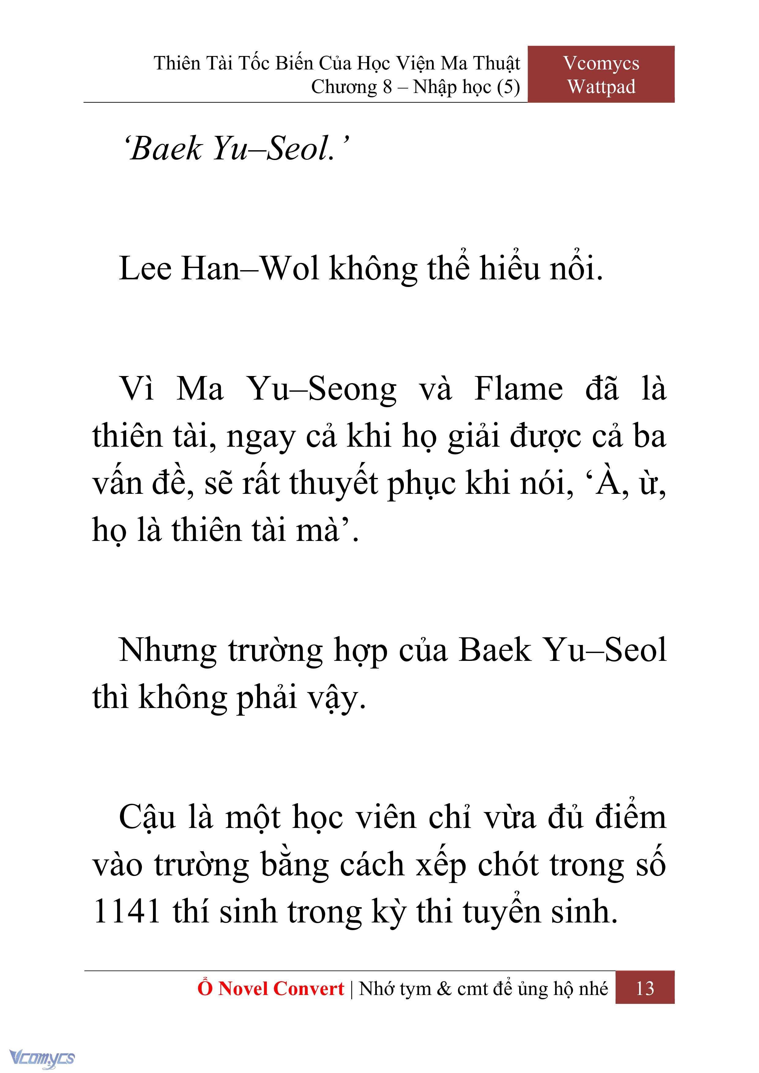 [Novel] Thiên Tài Tốc Biến Của Học Viện Ma Thuật Chap 8 - Trang 2