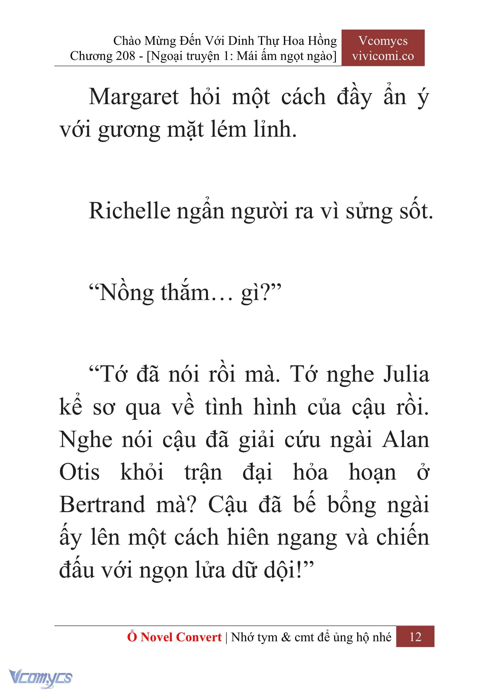 [Novel] Chào Mừng Đến Với Dinh Thự Hoa Hồng Chap 208 - Trang 2
