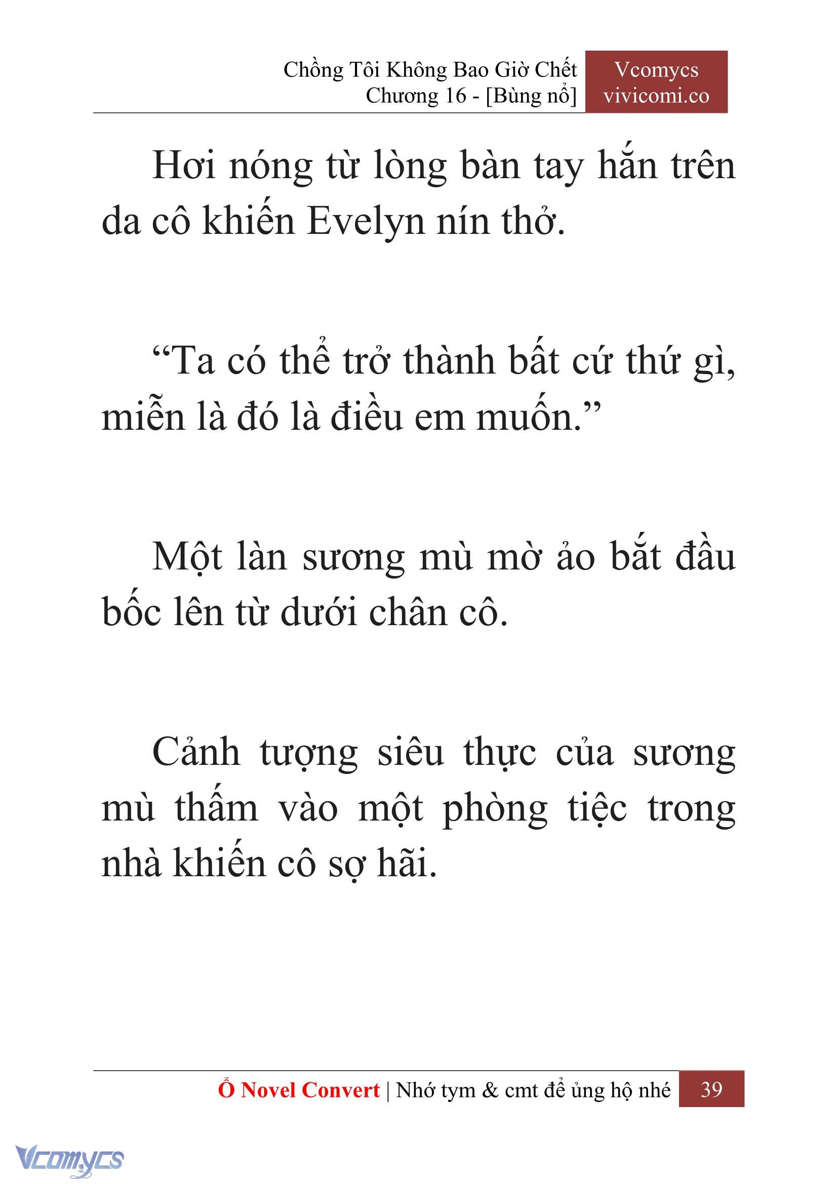 [Novel] Chồng Tôi Không Bao Giờ Chết Chap 16 - Trang 2