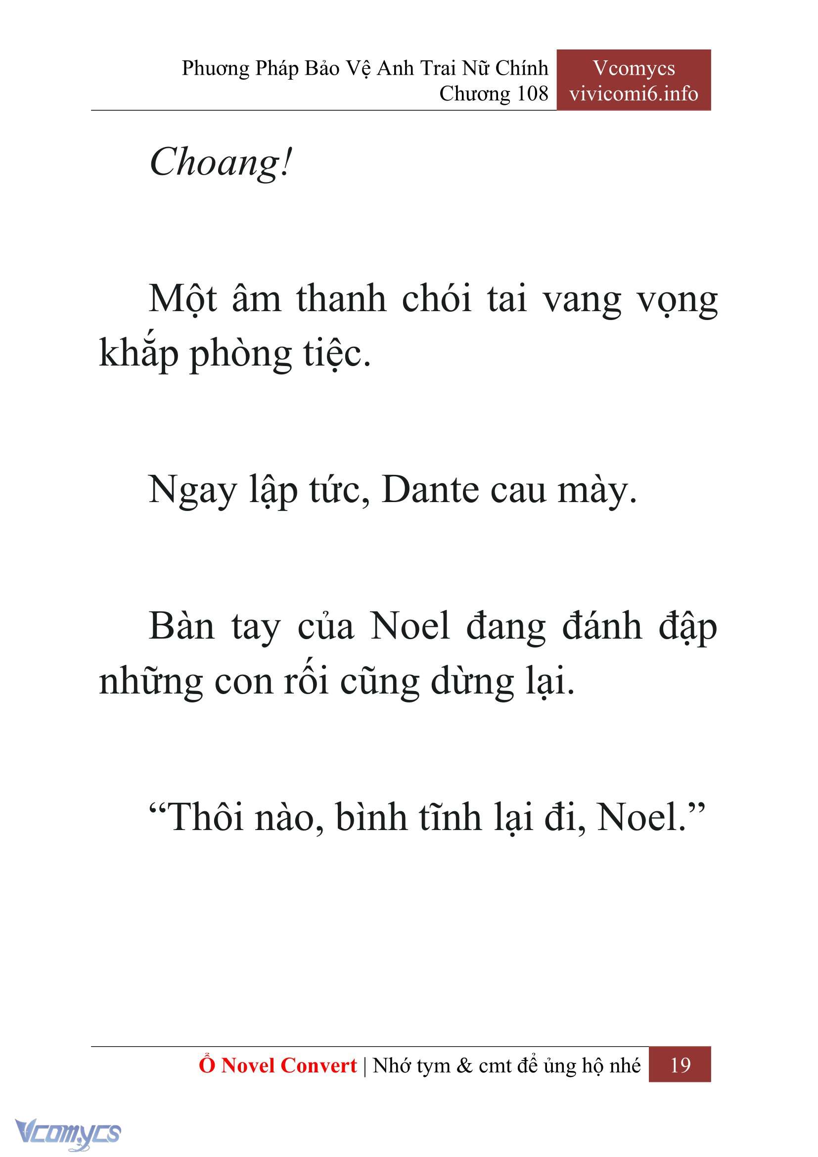 [Novel] Phương Pháp Bảo Vệ Anh Trai Nữ Chính Chap 108 - Trang 2