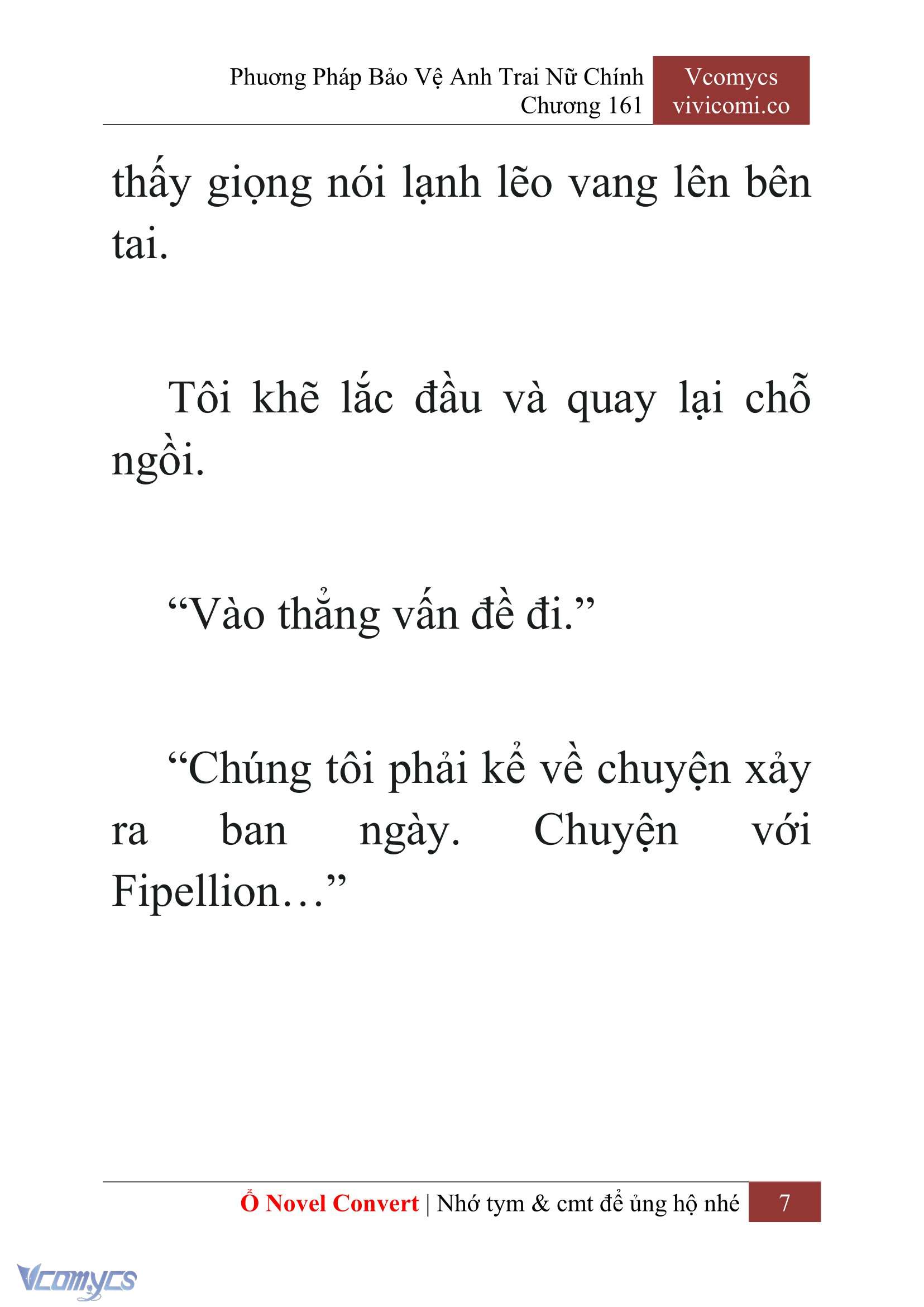[Novel] Phương Pháp Bảo Vệ Anh Trai Nữ Chính Chap 161 - Trang 2