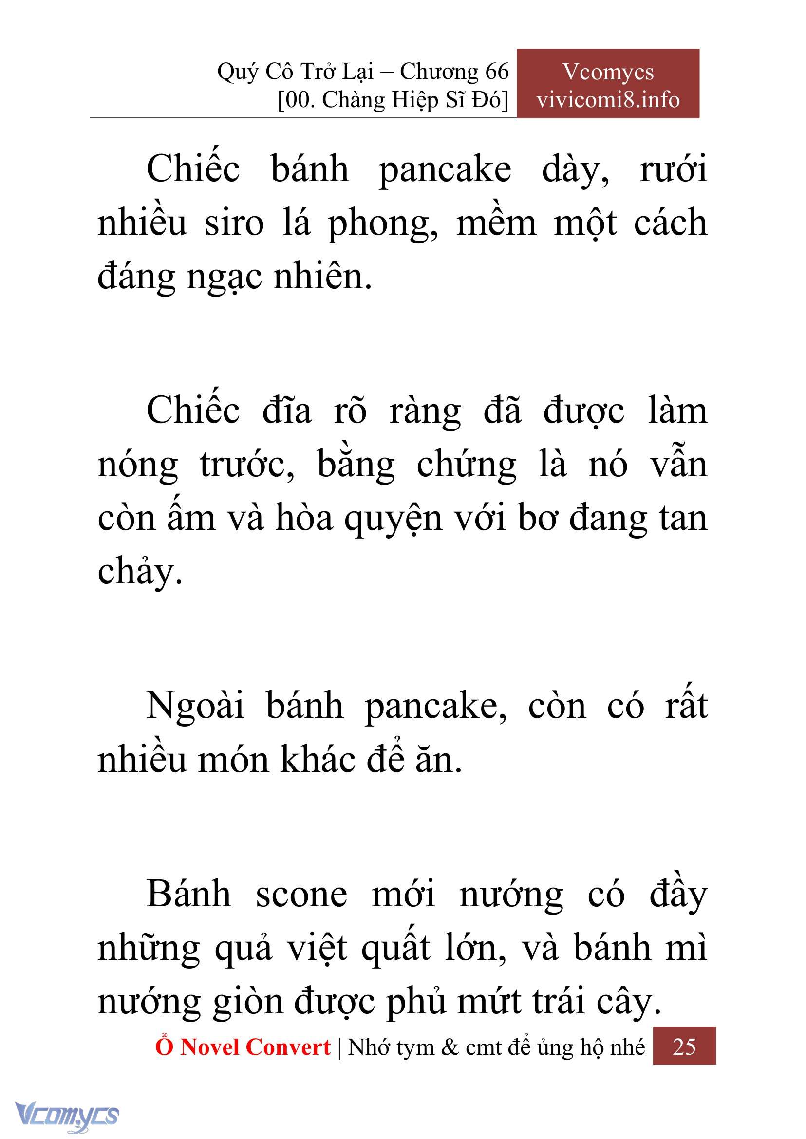 [Novel] Quý Cô Trở Lại Chap 66 - Trang 2