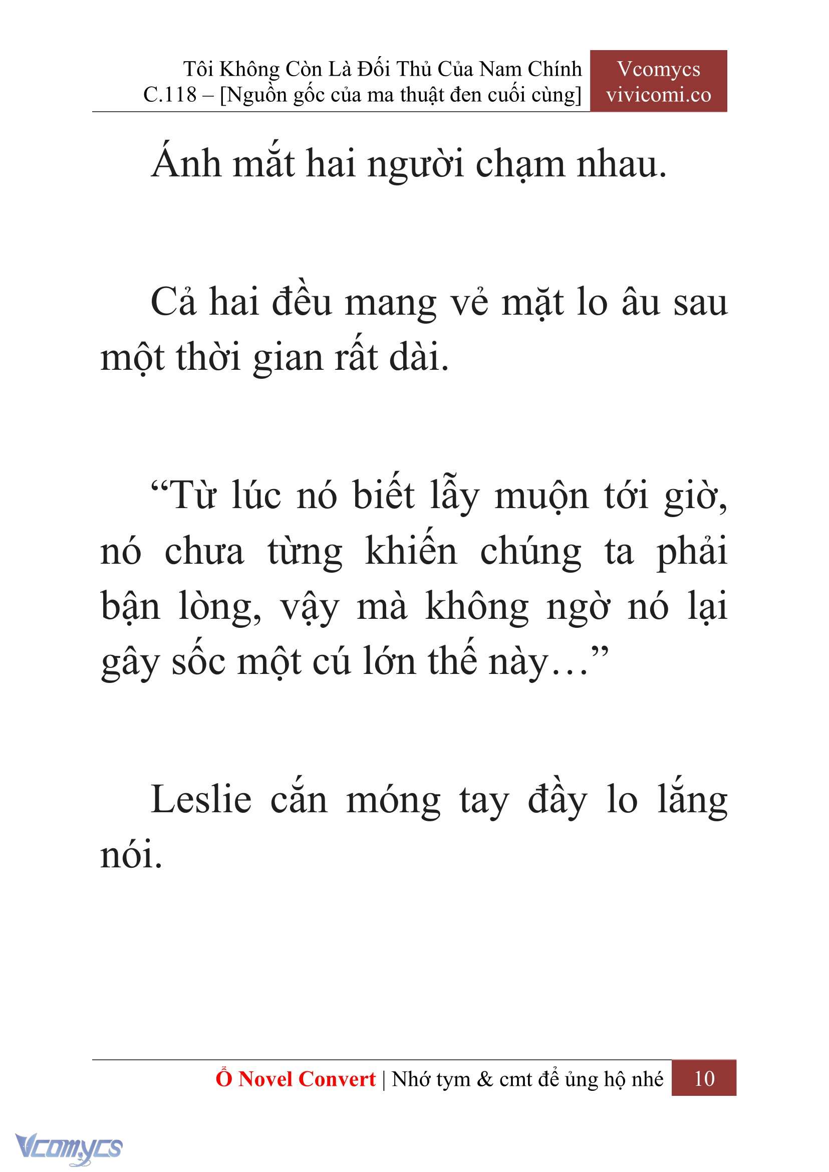 [Novel] Tôi Không Còn Là Đối Thủ Của Nam Chính Chap 118 - Trang 2