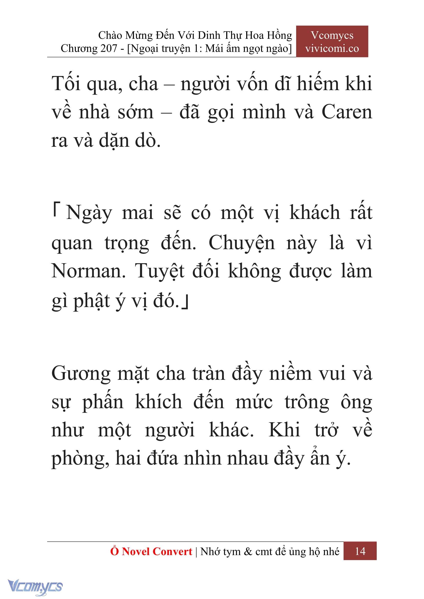 [Novel] Chào Mừng Đến Với Dinh Thự Hoa Hồng Chap 207 - Trang 2