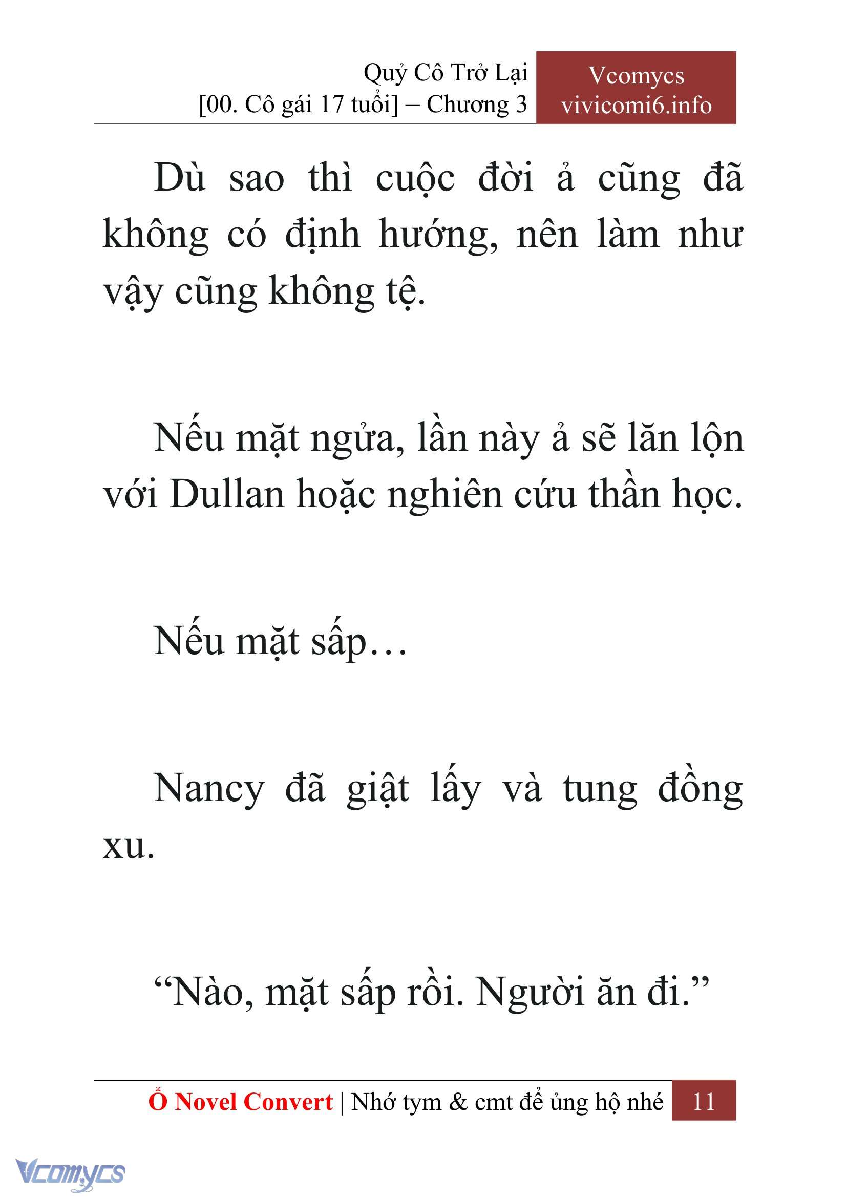 [Novel] Quý Cô Trở Lại Chap 3 - Trang 2