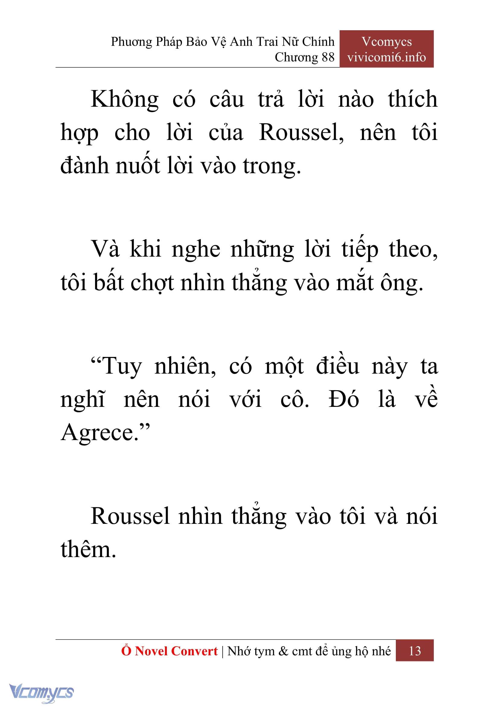 [Novel] Phương Pháp Bảo Vệ Anh Trai Nữ Chính Chap 88 - Trang 2