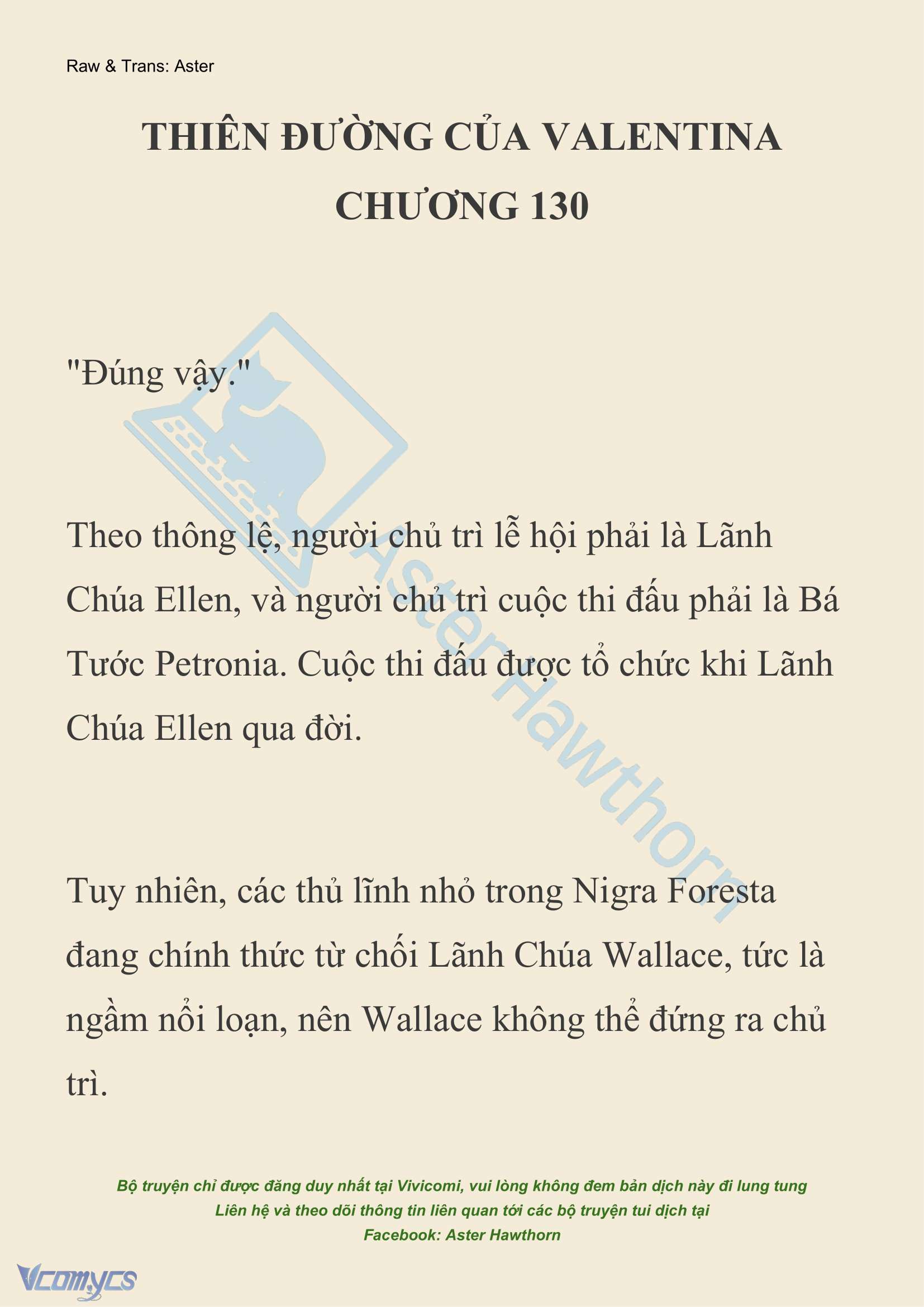 [NOVEL] Thiên Đường Của Valentina Chap 130 - Trang 2