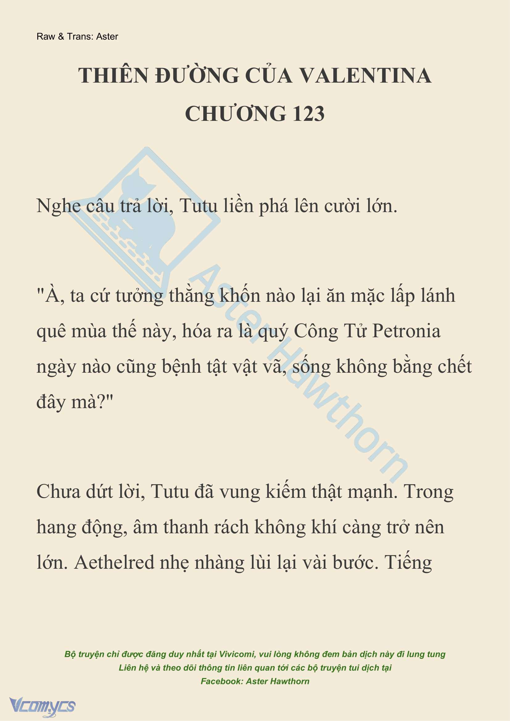 [NOVEL] Thiên Đường Của Valentina Chap 123 - Trang 2