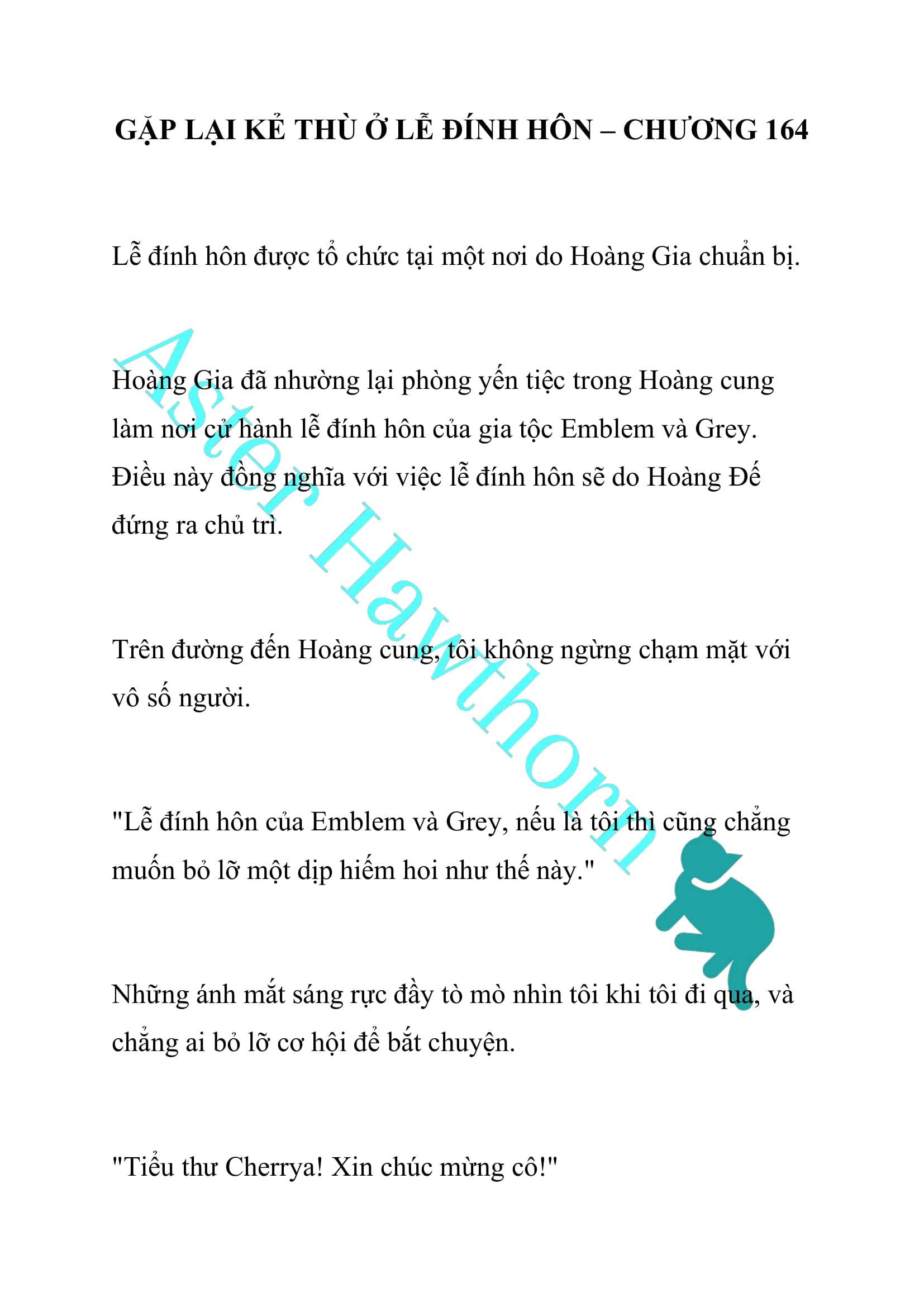 [NOVEL] Gặp Lại Kẻ Thù Ở Lễ Đính Hôn Chap 164 - Trang 2