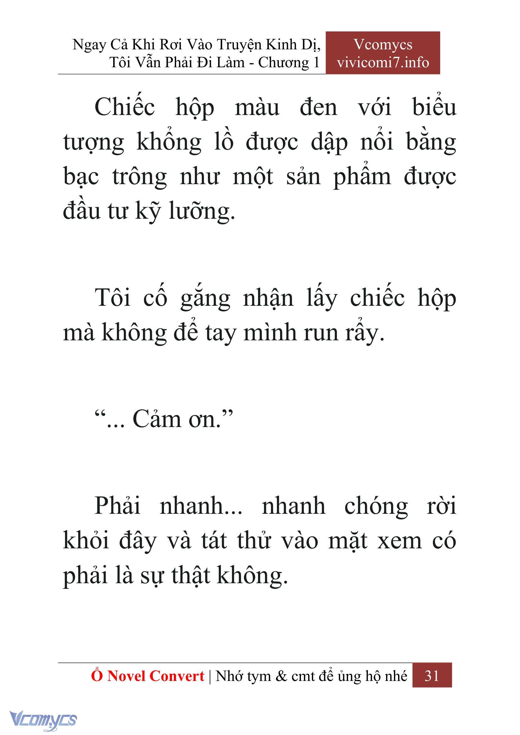 [Novel] Ngay Cả Khi Rơi Vào Truyện Kinh Dị, Tôi Vẫn Phải Đi Làm Chap 1 - Trang 2
