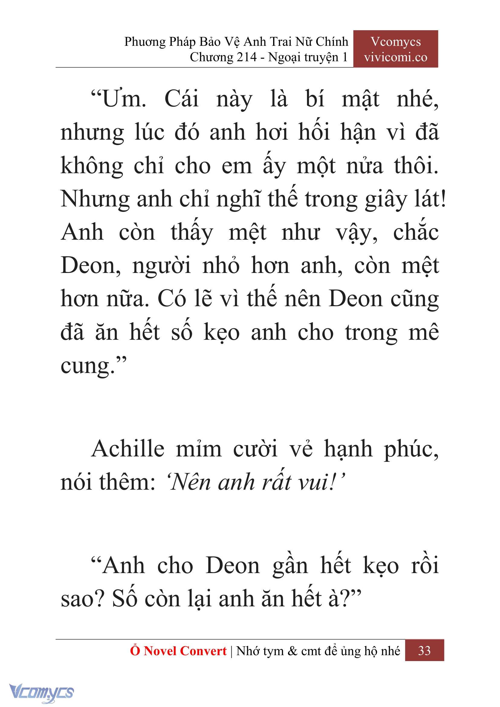 [Novel] Phương Pháp Bảo Vệ Anh Trai Nữ Chính Chap 214 - Trang 2