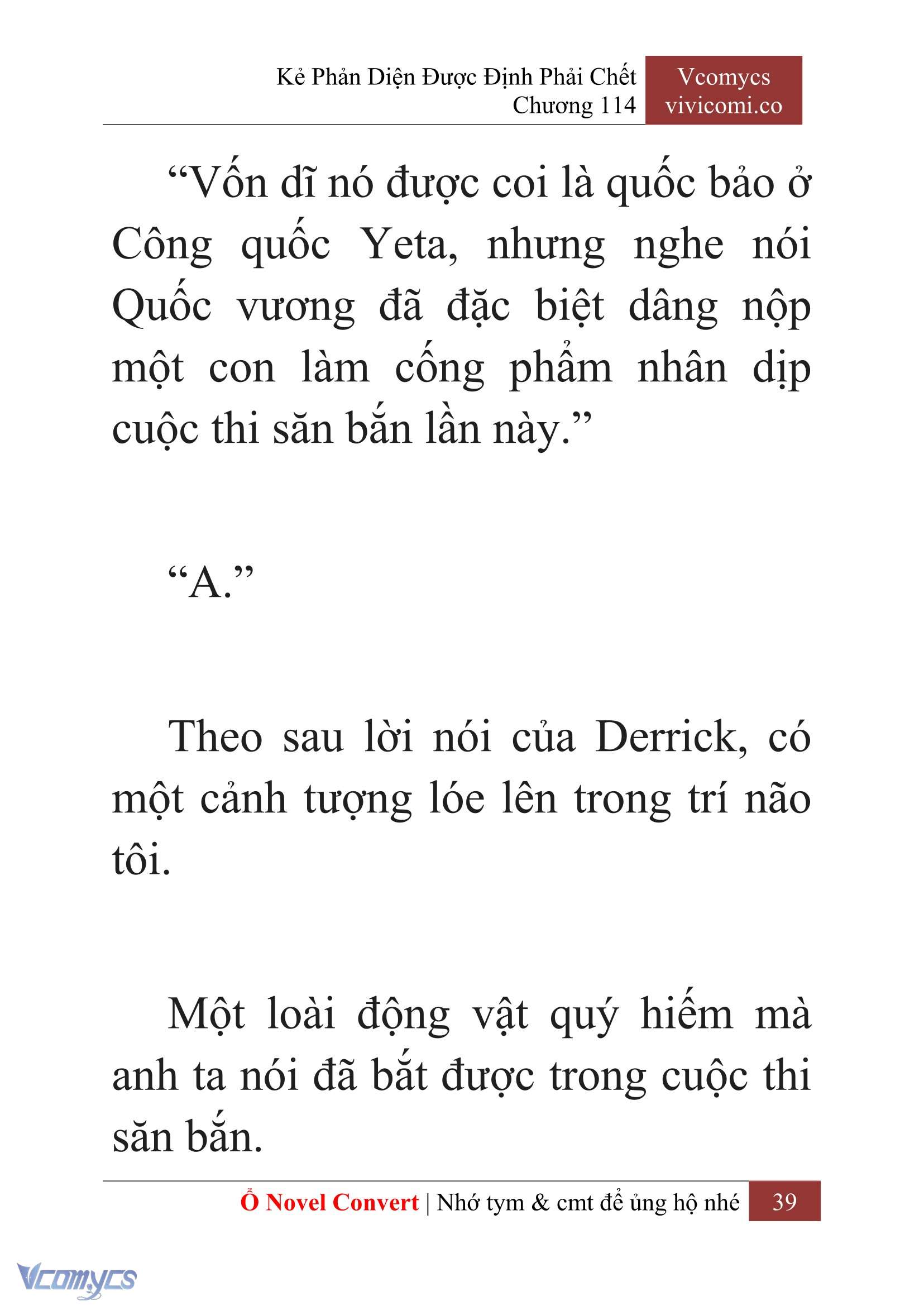 [Novel] Kẻ Phản Diện Được Định Phải Chết Chap 114 - Next Chap 115