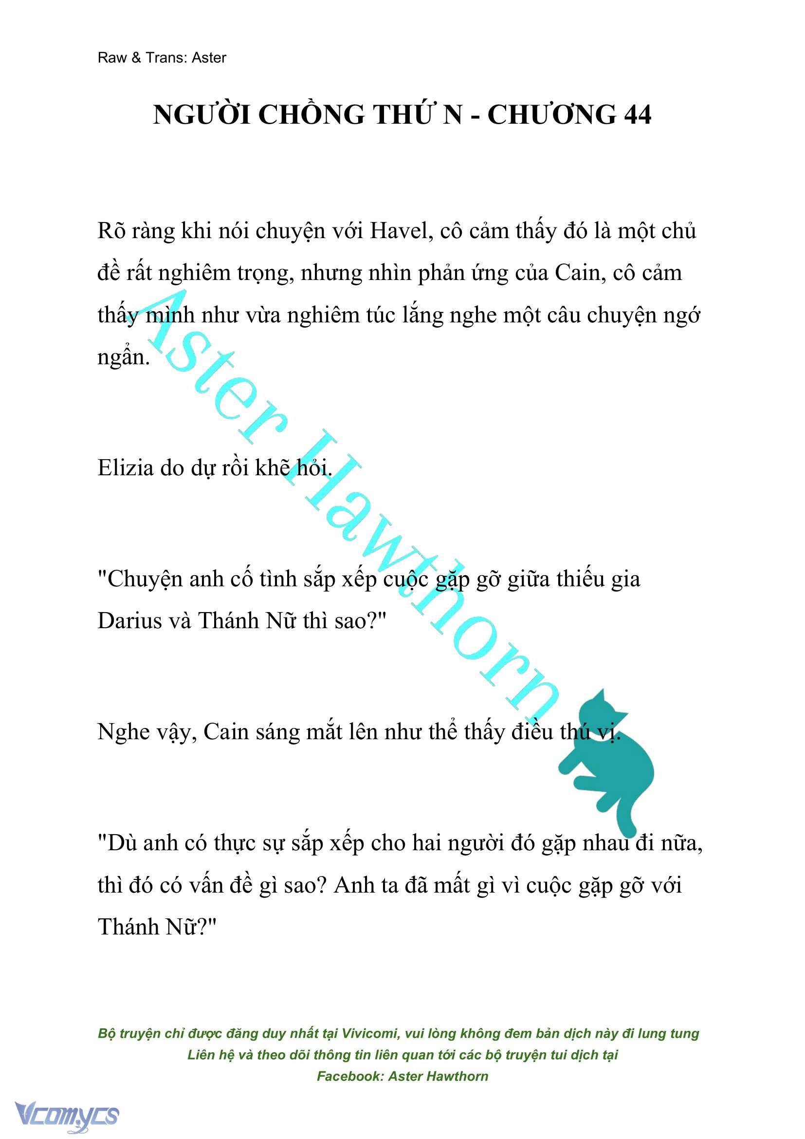 [NOVEL] Người Chồng Thứ N Chap 44 - Trang 2