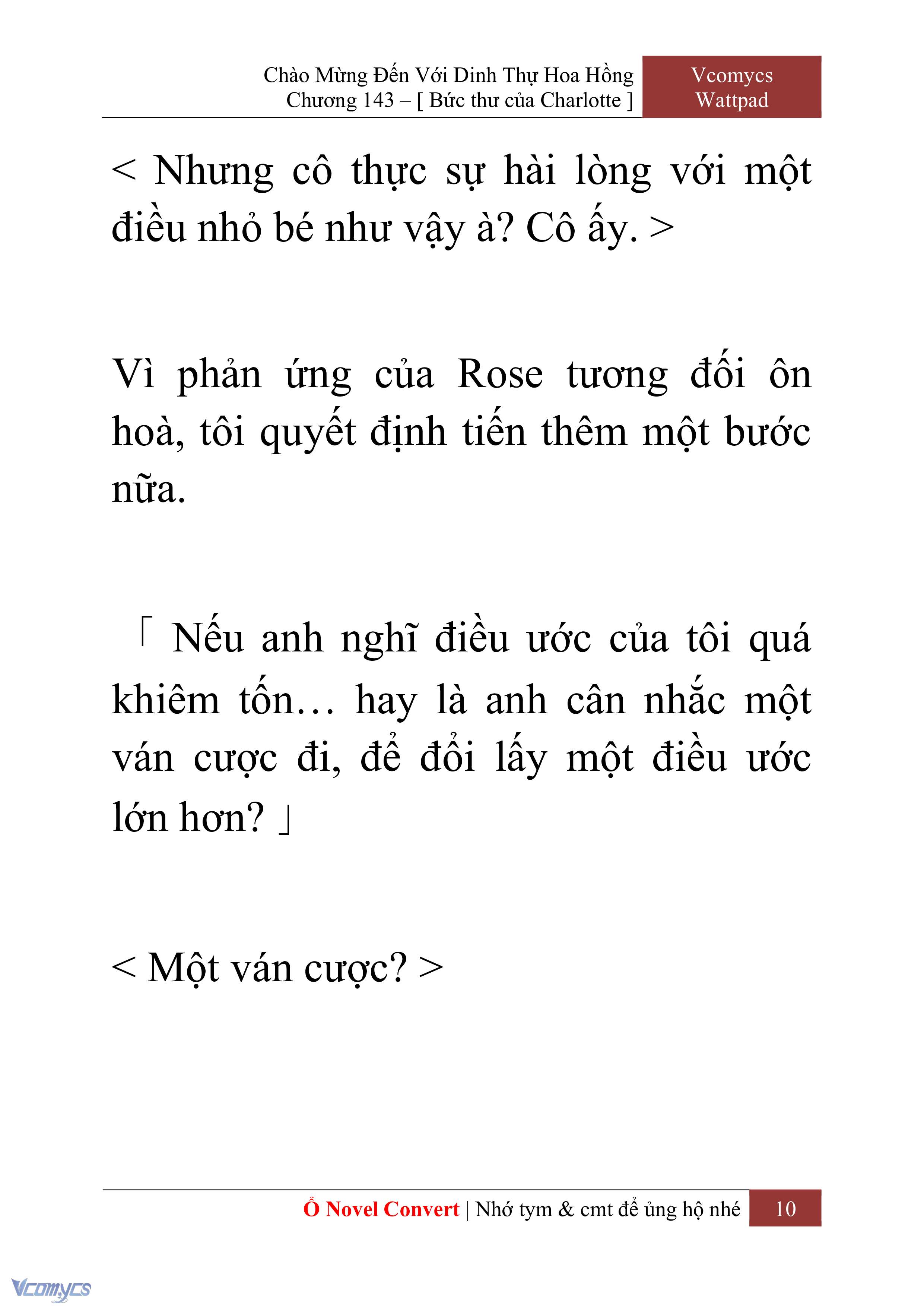 [Novel] Chào Mừng Đến Với Dinh Thự Hoa Hồng Chap 143 - Trang 2