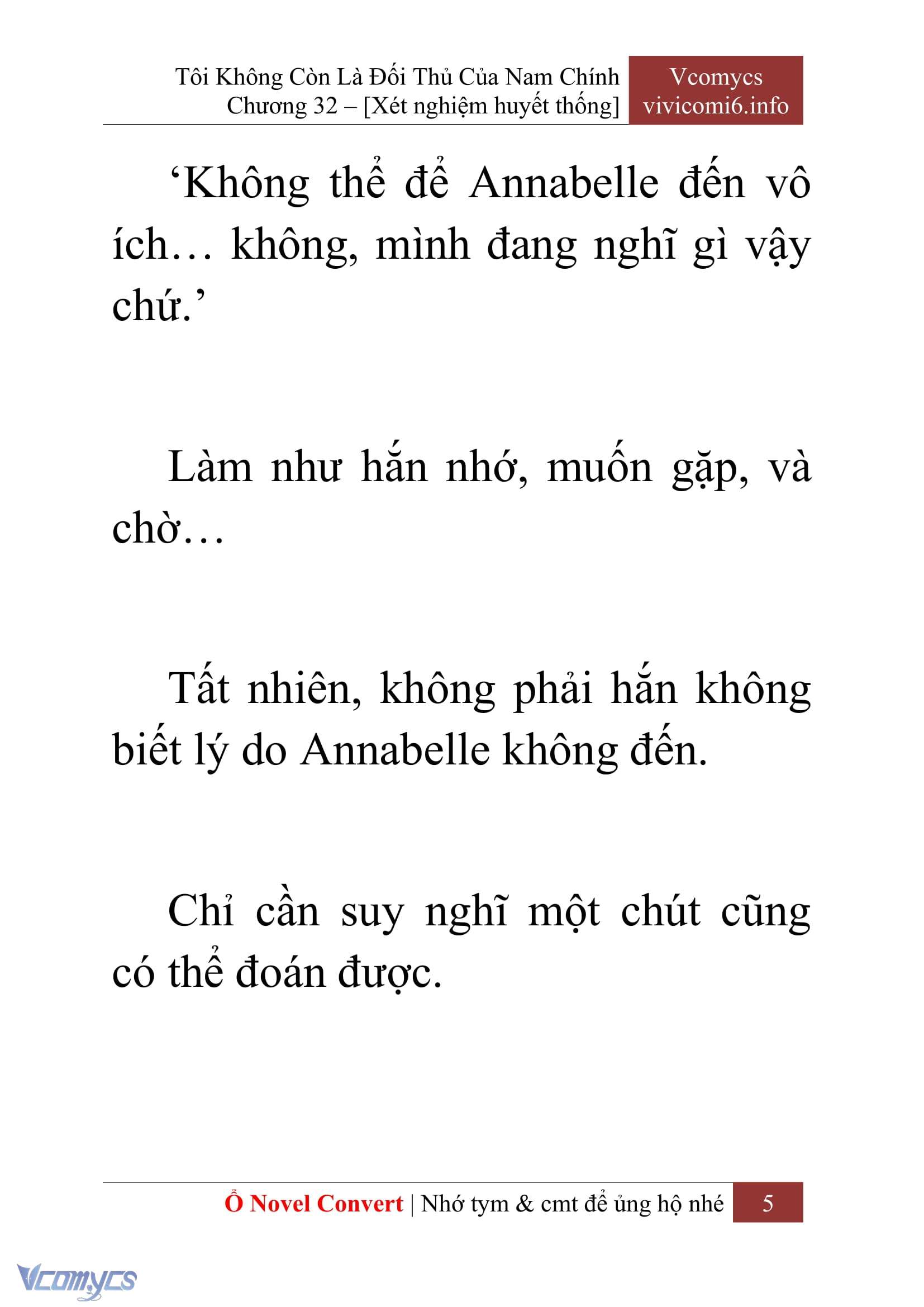 [Novel] Tôi Không Còn Là Đối Thủ Của Nam Chính Chap 32 - Trang 2