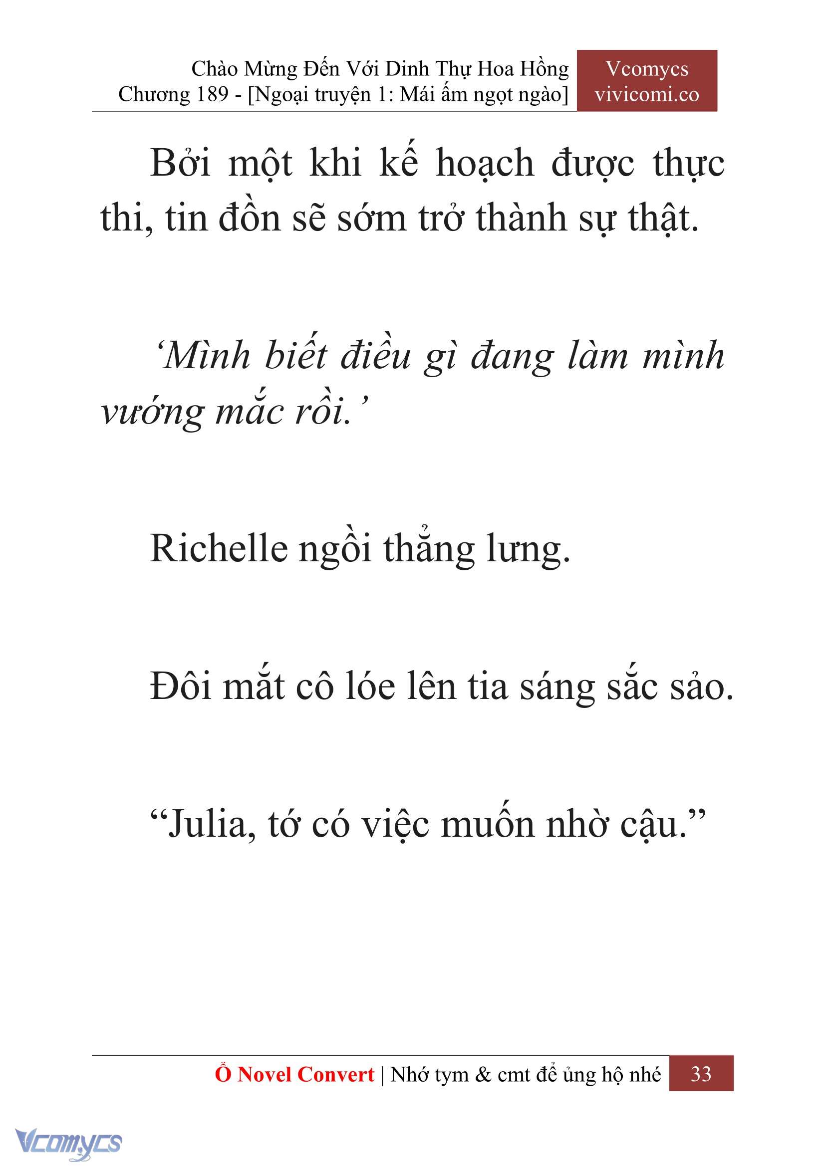 [Novel] Chào Mừng Đến Với Dinh Thự Hoa Hồng Chap 189 - Trang 2