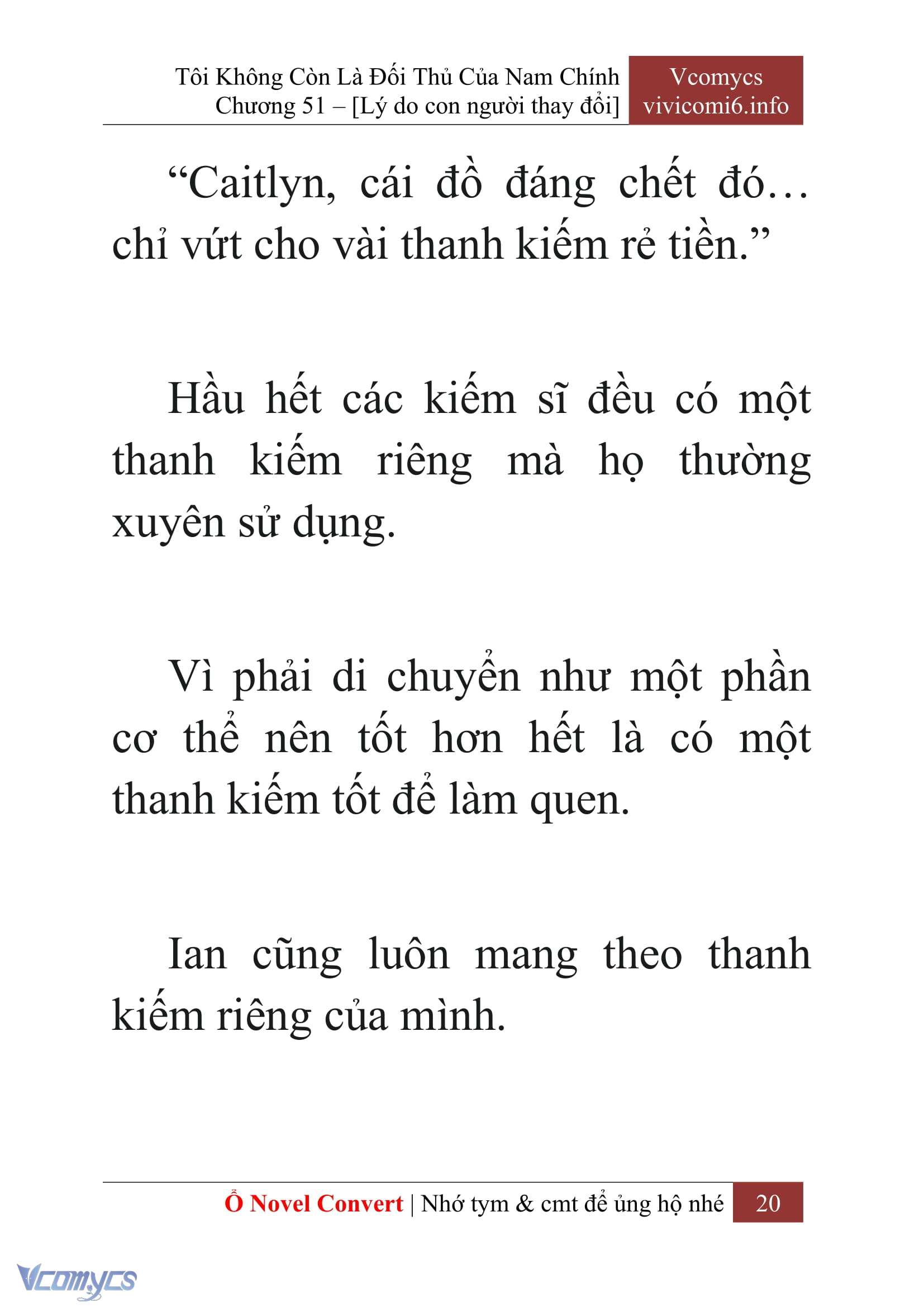 [Novel] Tôi Không Còn Là Đối Thủ Của Nam Chính Chap 51 - Trang 2
