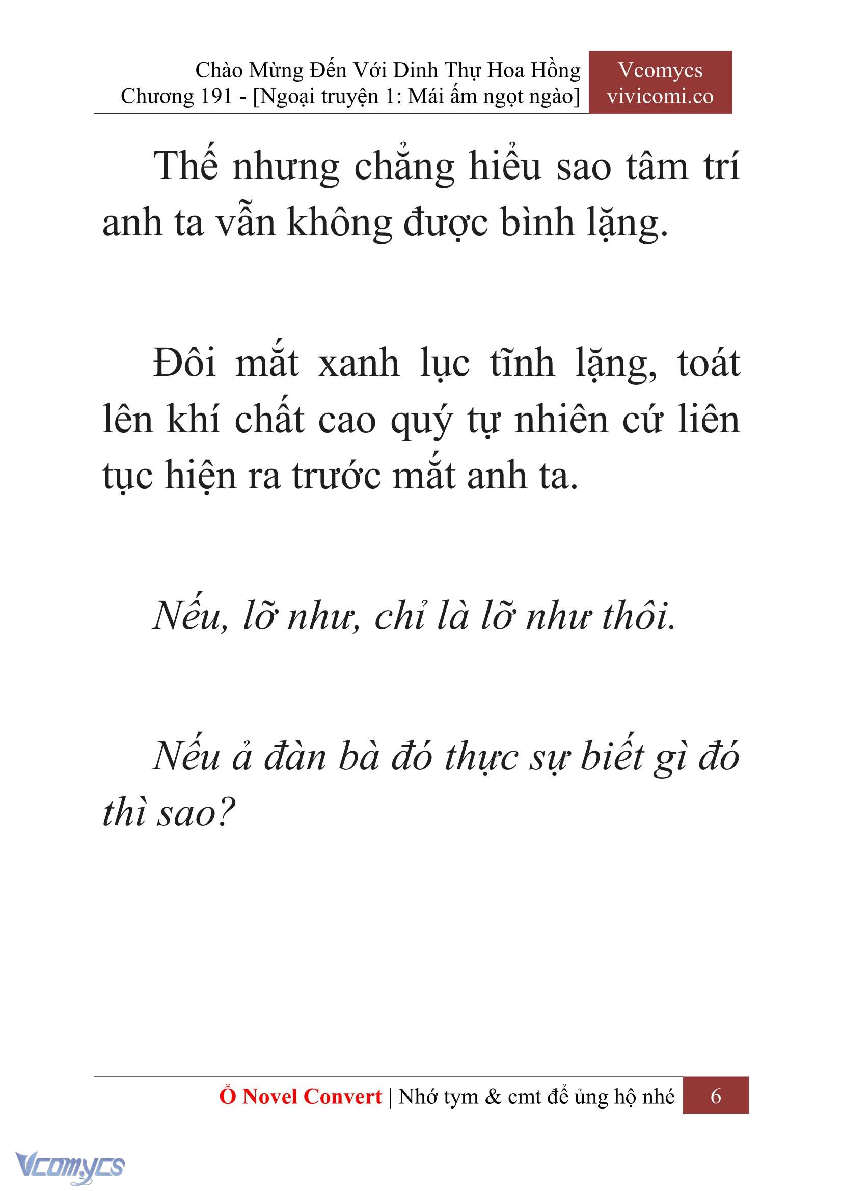 [Novel] Chào Mừng Đến Với Dinh Thự Hoa Hồng Chap 191 - Trang 2