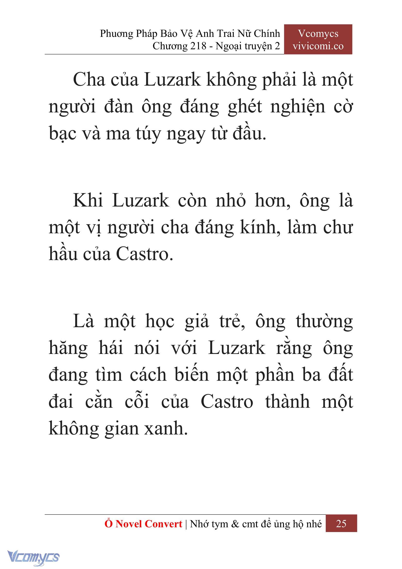[Novel] Phương Pháp Bảo Vệ Anh Trai Nữ Chính Chap 218 - Trang 2