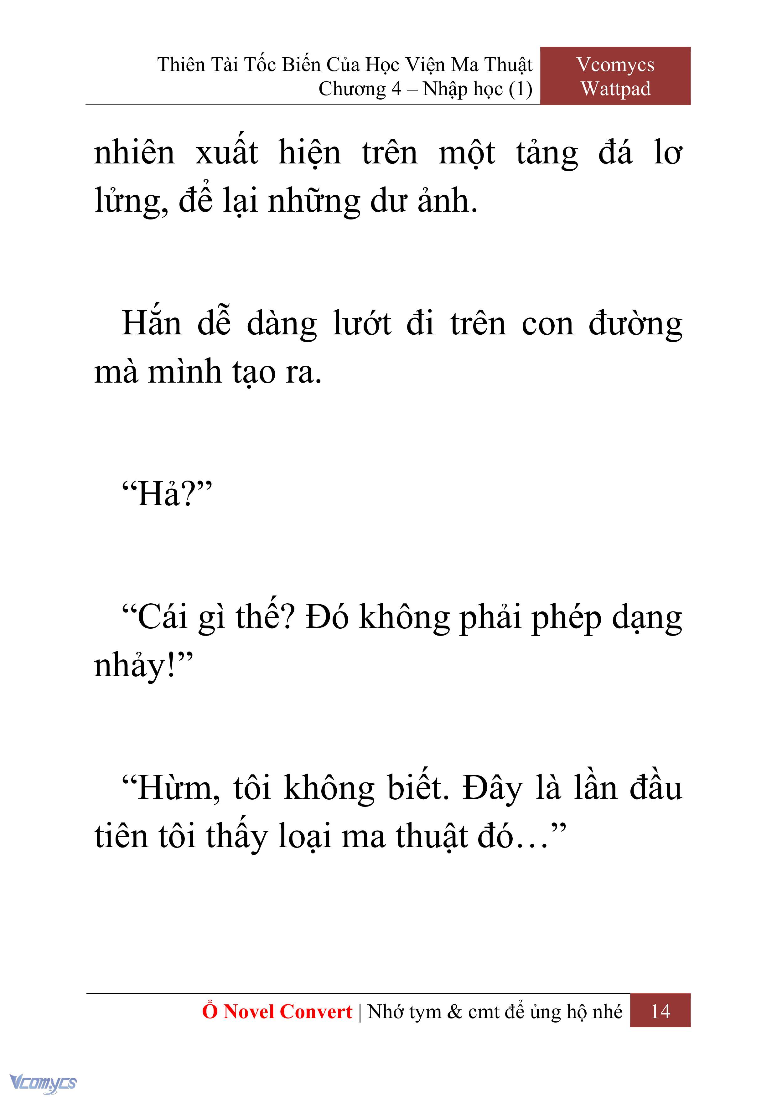 [Novel] Thiên Tài Tốc Biến Của Học Viện Ma Thuật Chap 4 - Trang 2