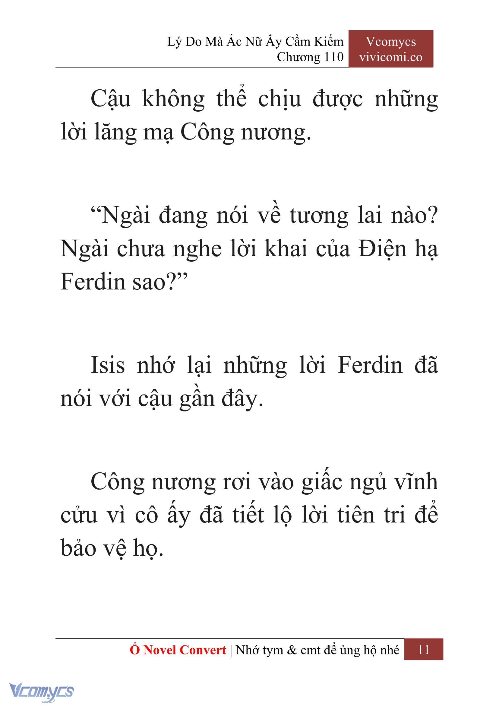 [Novel] Lý Do Mà Ác Nữ Ấy Cầm Kiếm Chap 110 - Trang 2