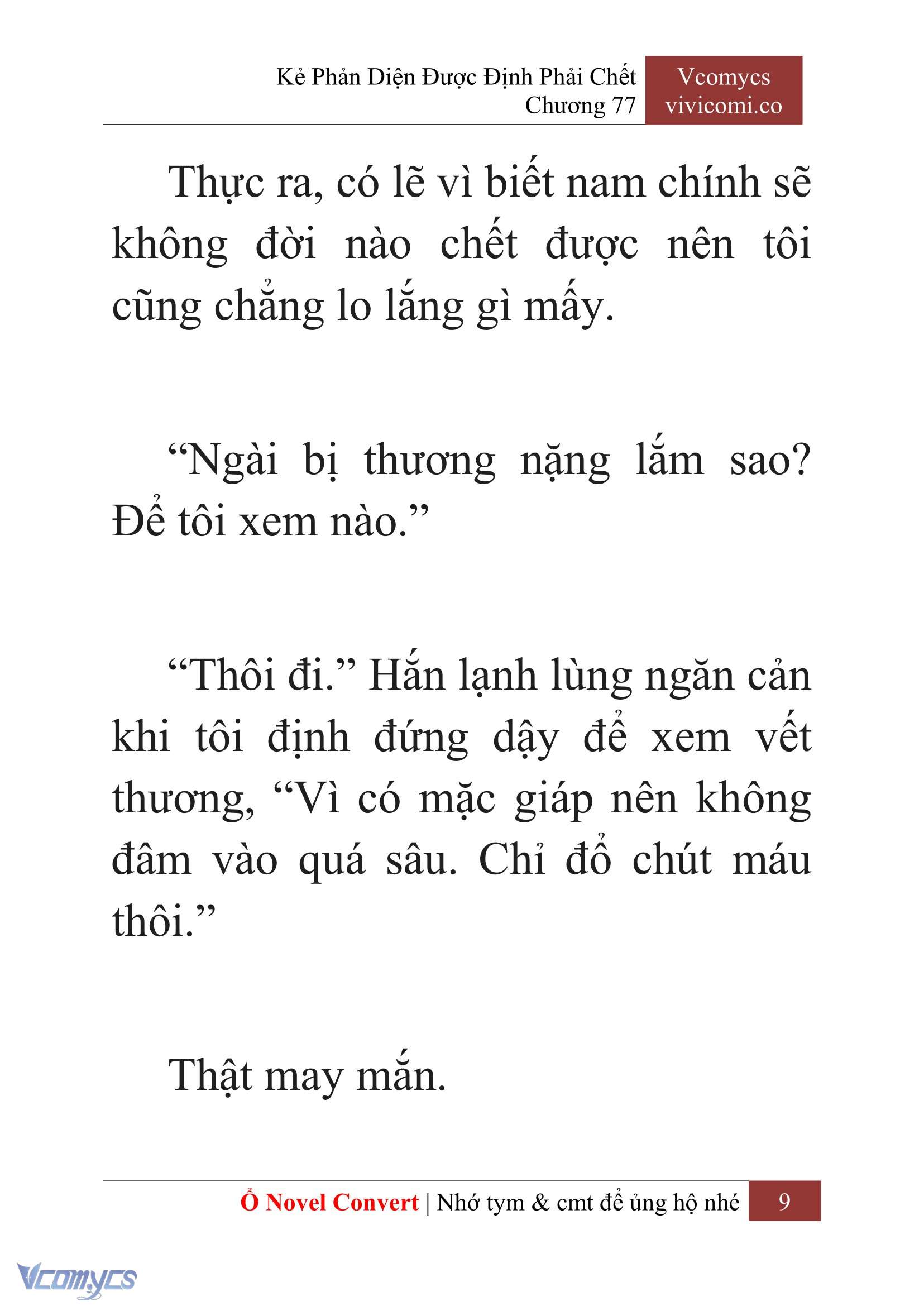 [Novel] Kẻ Phản Diện Được Định Phải Chết Chap 77 - Next Chap 78