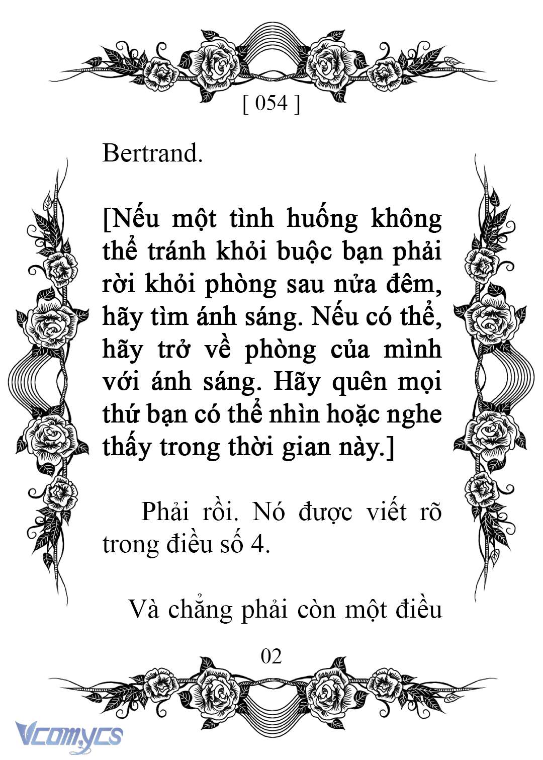 [Novel] Chào Mừng Đến Với Dinh Thự Hoa Hồng Chap 54 - Trang 2