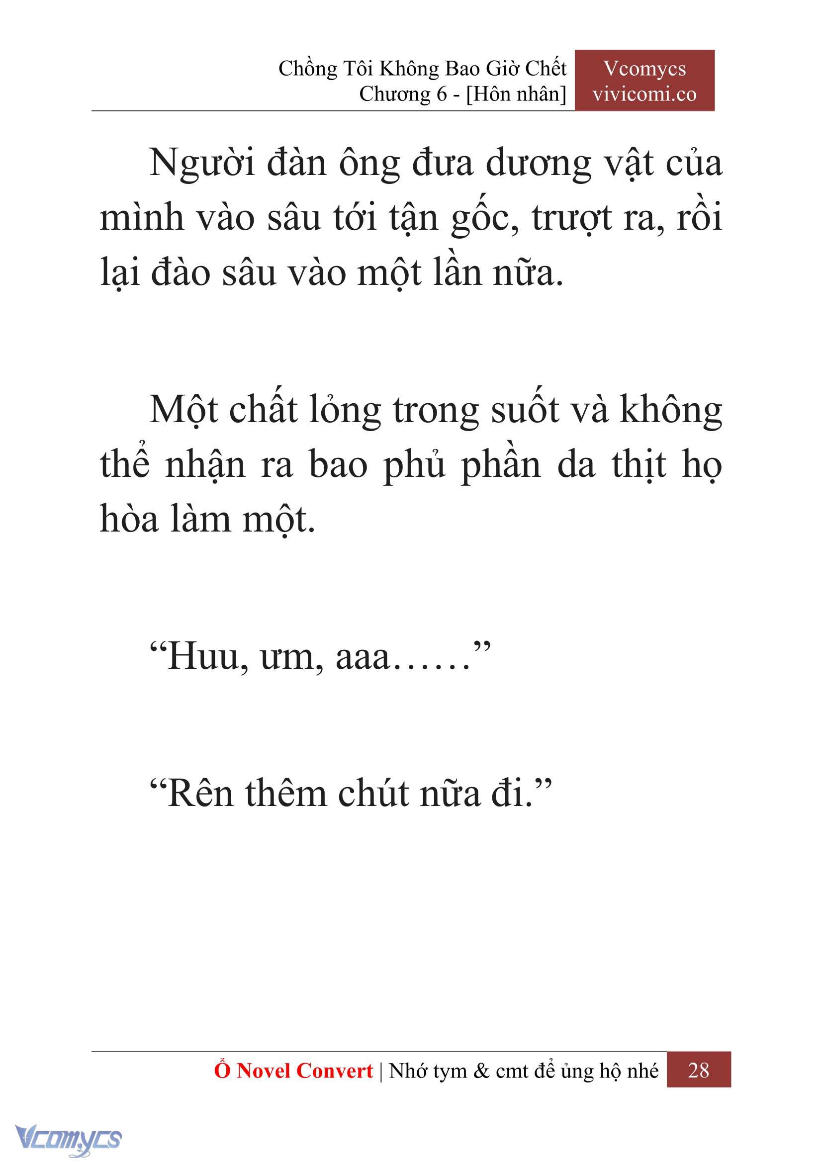 [Novel] Chồng Tôi Không Bao Giờ Chết Chap 6 - Trang 2