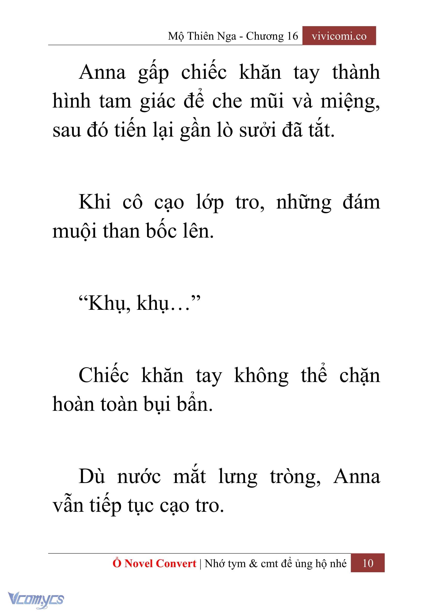 [Novel] Mộ Thiên Nga Chap 16 - Trang 2