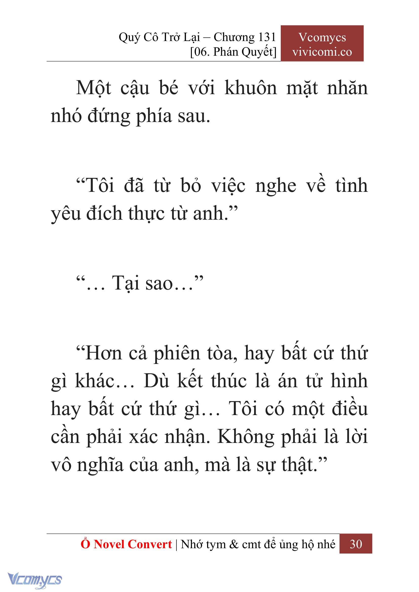 [Novel] Quý Cô Trở Lại Chap 131 - Trang 2