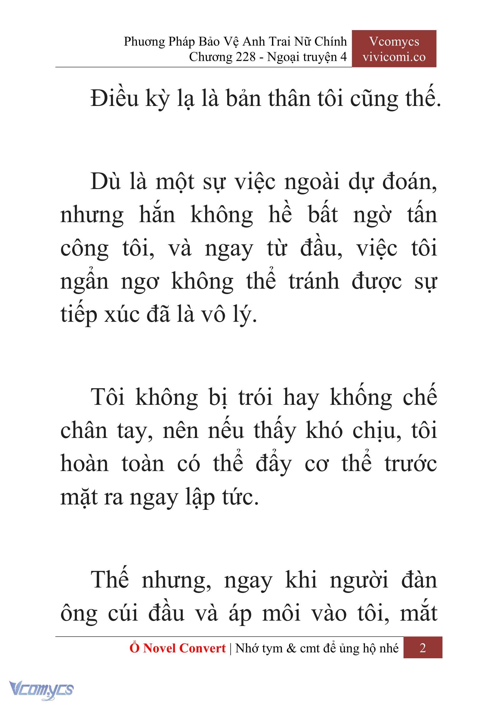[Novel] Phương Pháp Bảo Vệ Anh Trai Nữ Chính Chap 228 - Trang 2