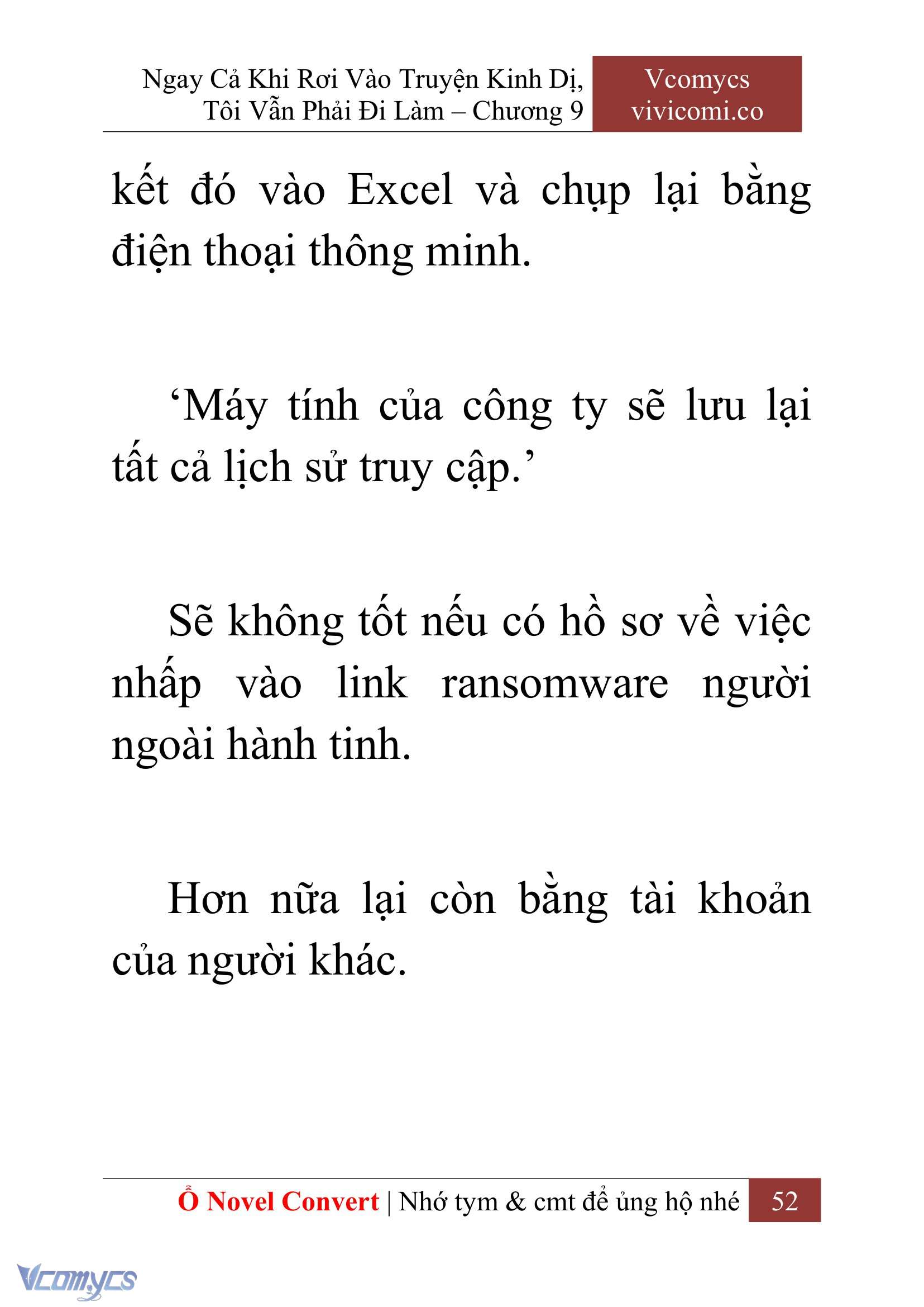 [Novel] Ngay Cả Khi Rơi Vào Truyện Kinh Dị, Tôi Vẫn Phải Đi Làm Chap 9 - Trang 2
