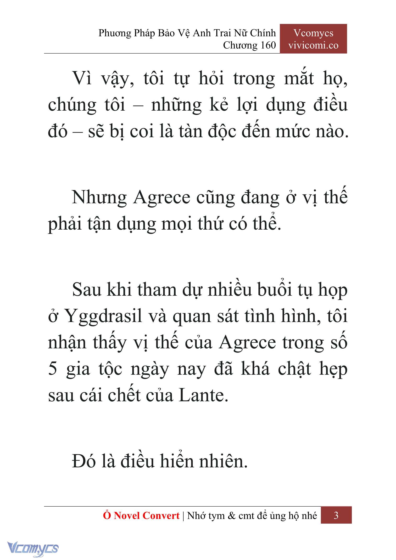 [Novel] Phương Pháp Bảo Vệ Anh Trai Nữ Chính Chap 160 - Trang 2