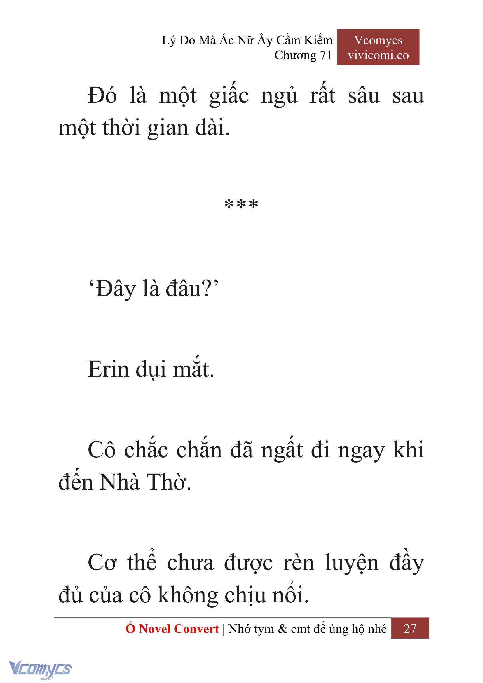 [Novel] Lý Do Mà Ác Nữ Ấy Cầm Kiếm Chap 71 - Trang 2