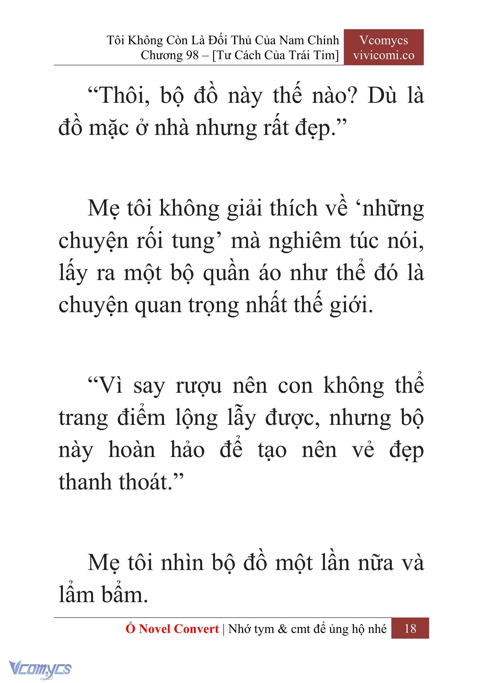 [Novel] Tôi Không Còn Là Đối Thủ Của Nam Chính Chap 98 - Trang 2