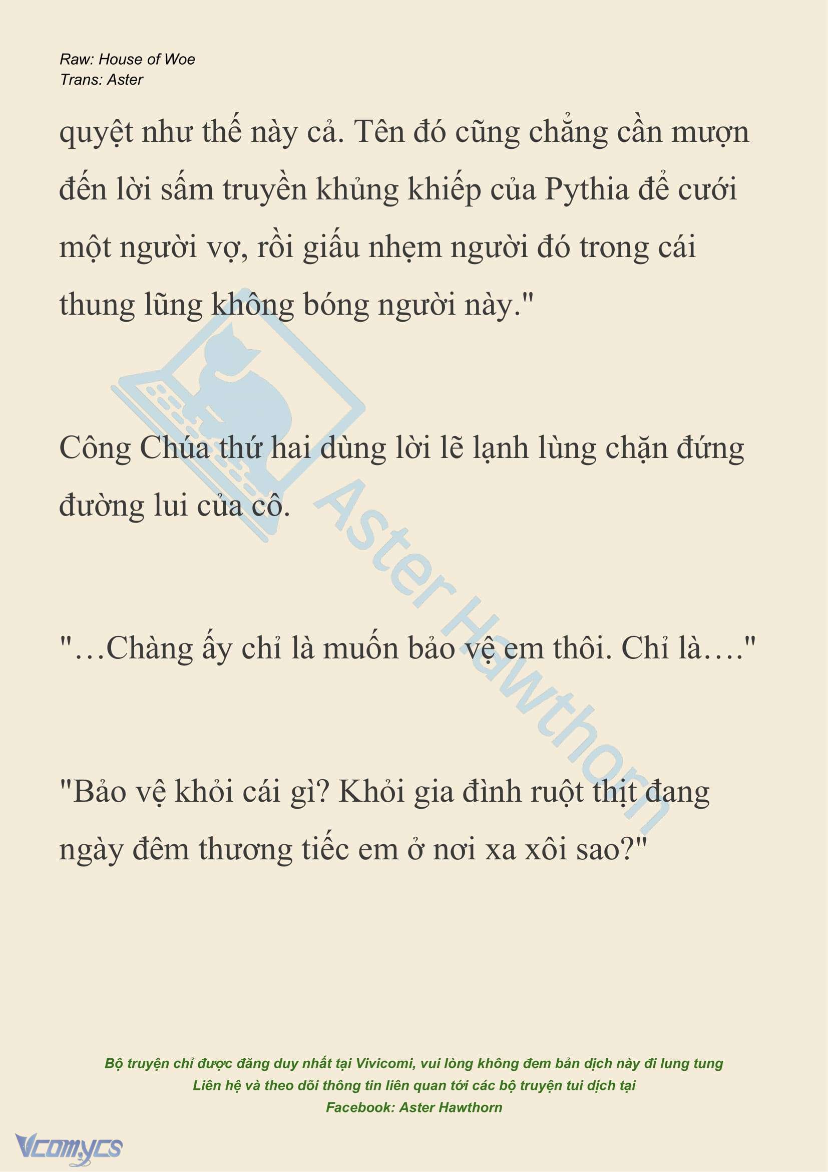 [NOVEL] Dành Cho Các Nữ Thần: Dành cho Psyche Chap 33 - Trang 2