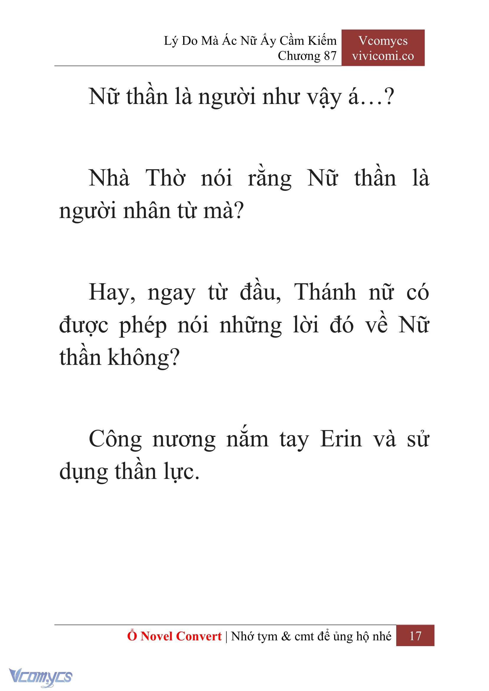 [Novel] Lý Do Mà Ác Nữ Ấy Cầm Kiếm Chap 87 - Trang 2