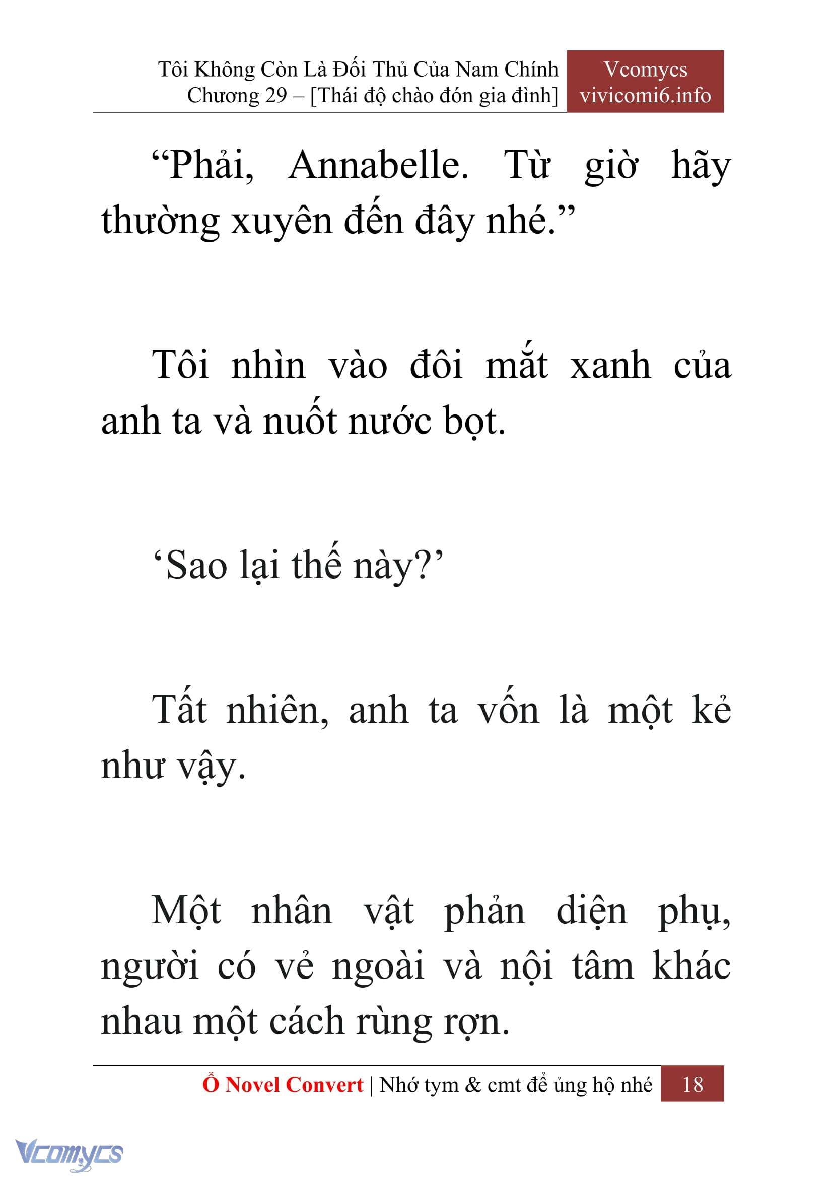 [Novel] Tôi Không Còn Là Đối Thủ Của Nam Chính Chap 29 - Trang 2