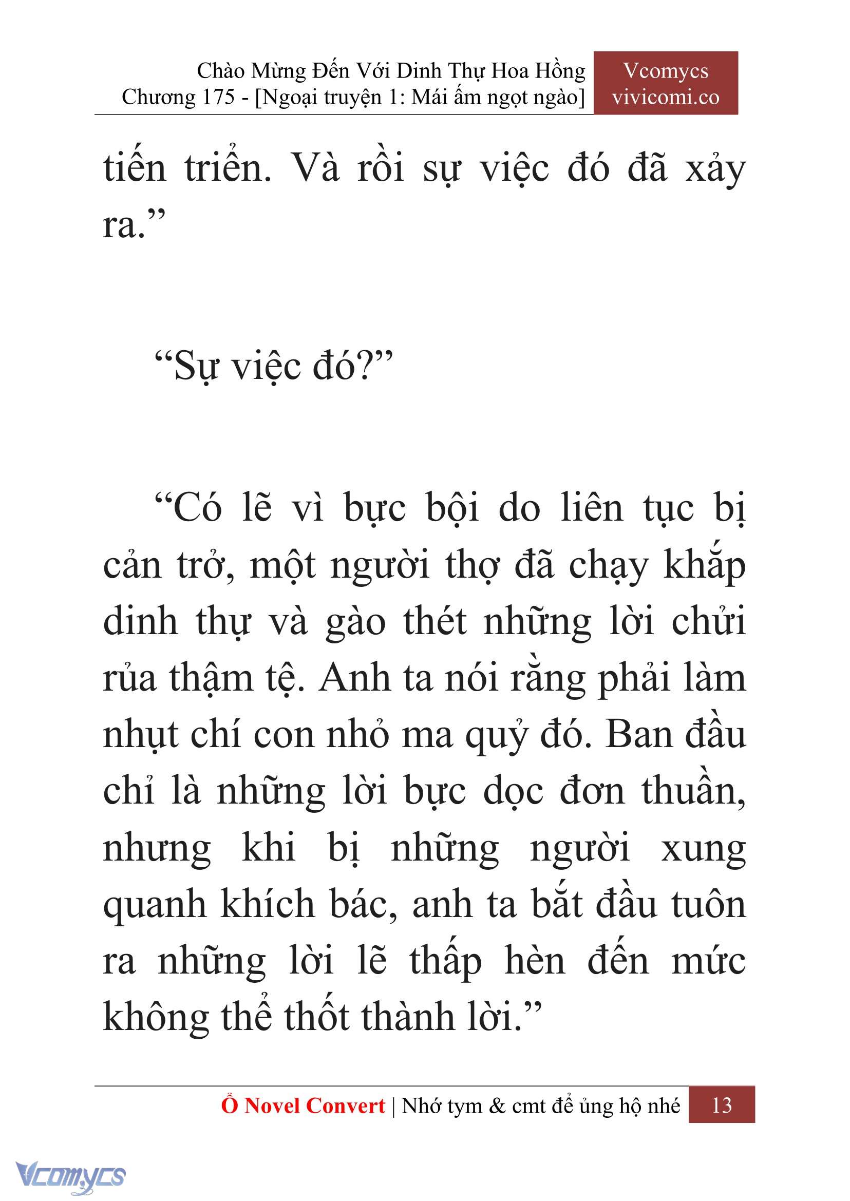 [Novel] Chào Mừng Đến Với Dinh Thự Hoa Hồng Chap 175 - Trang 2