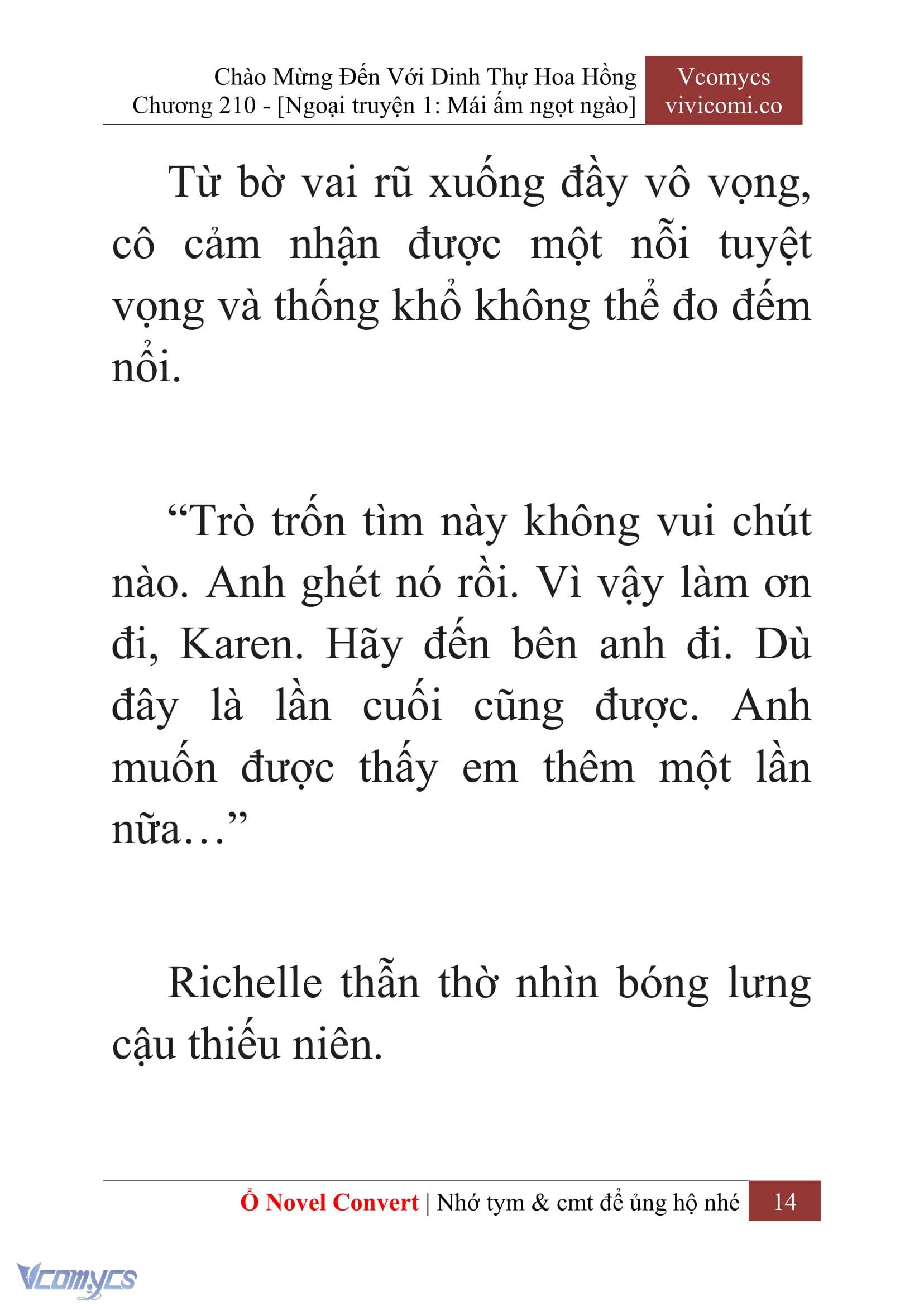 [Novel] Chào Mừng Đến Với Dinh Thự Hoa Hồng Chap 210 - Trang 2